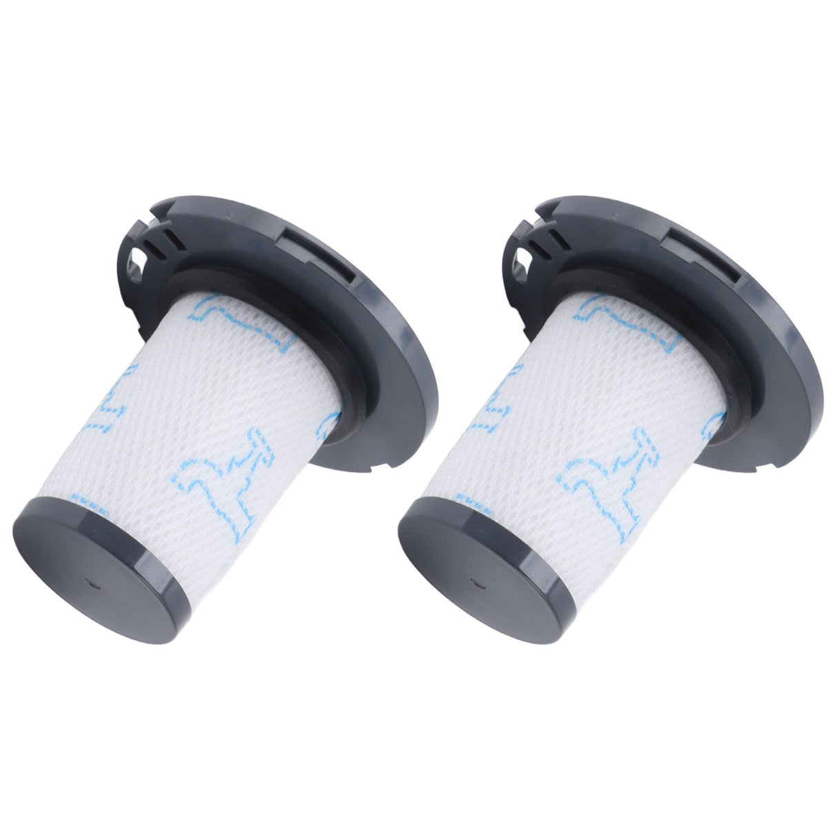 2PCS Robot Vacuum Filters Detachable Robot Vacuum Filters for Rowenta ZR009007 RH9890WO RH9879WO X FORCE FLEX