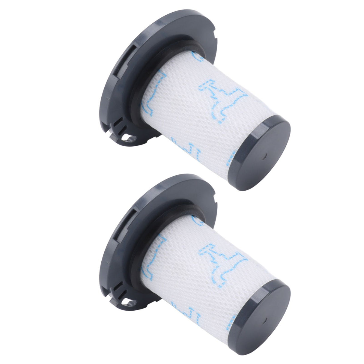 2PCS Robot Vacuum Filters Detachable Robot Vacuum Filters for Rowenta ZR009007 RH9890WO RH9879WO X FORCE FLEX