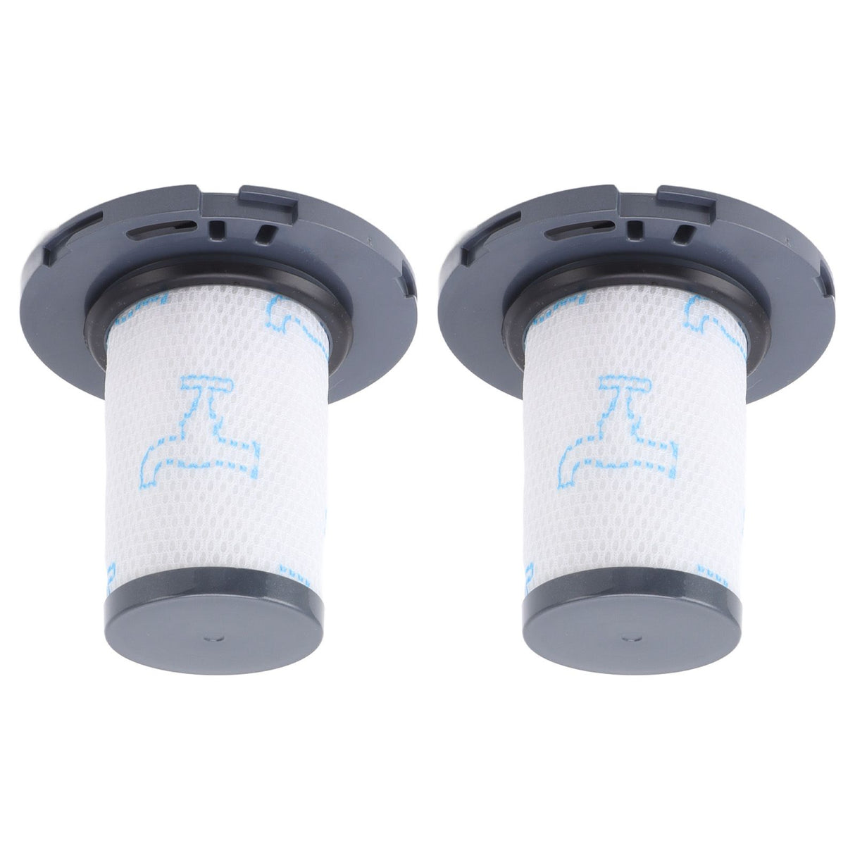 2PCS Robot Vacuum Filters Detachable Robot Vacuum Filters for Rowenta ZR009007 RH9890WO RH9879WO X FORCE FLEX