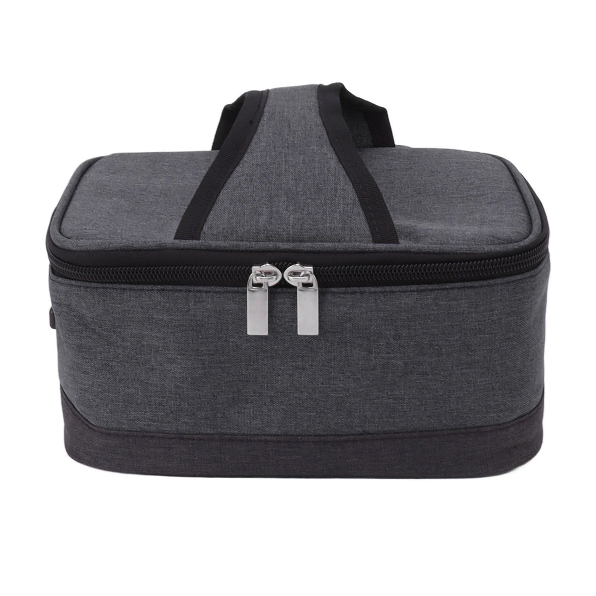 Portable Electric Lunch Box Food Heater USB Constant Heating Insulation Bag Heated Lunch Box Bag Light Gray
