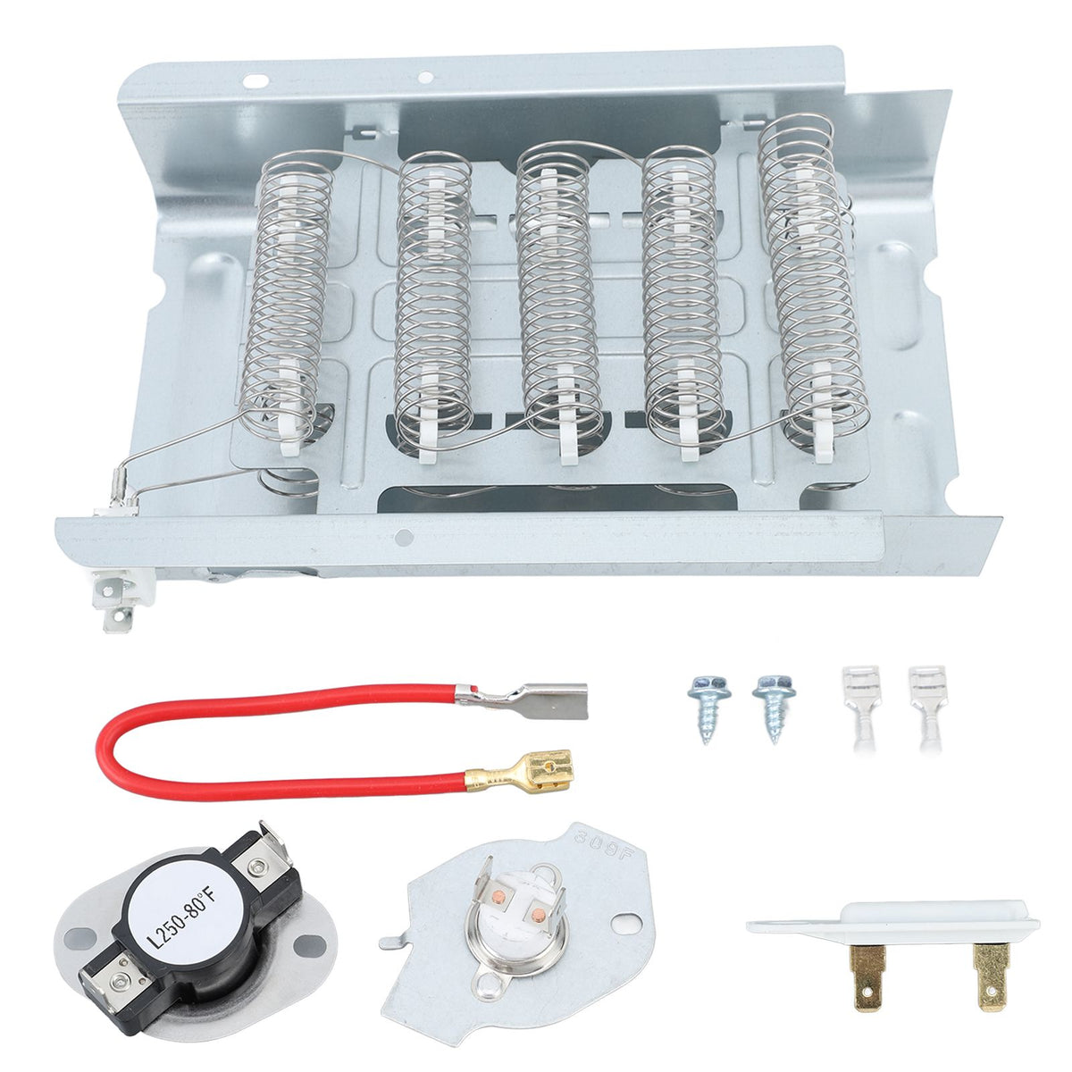 279838 Dryer Heating Element Kit Replaces 3403585 W10724237 3398063 3398064 8565582
