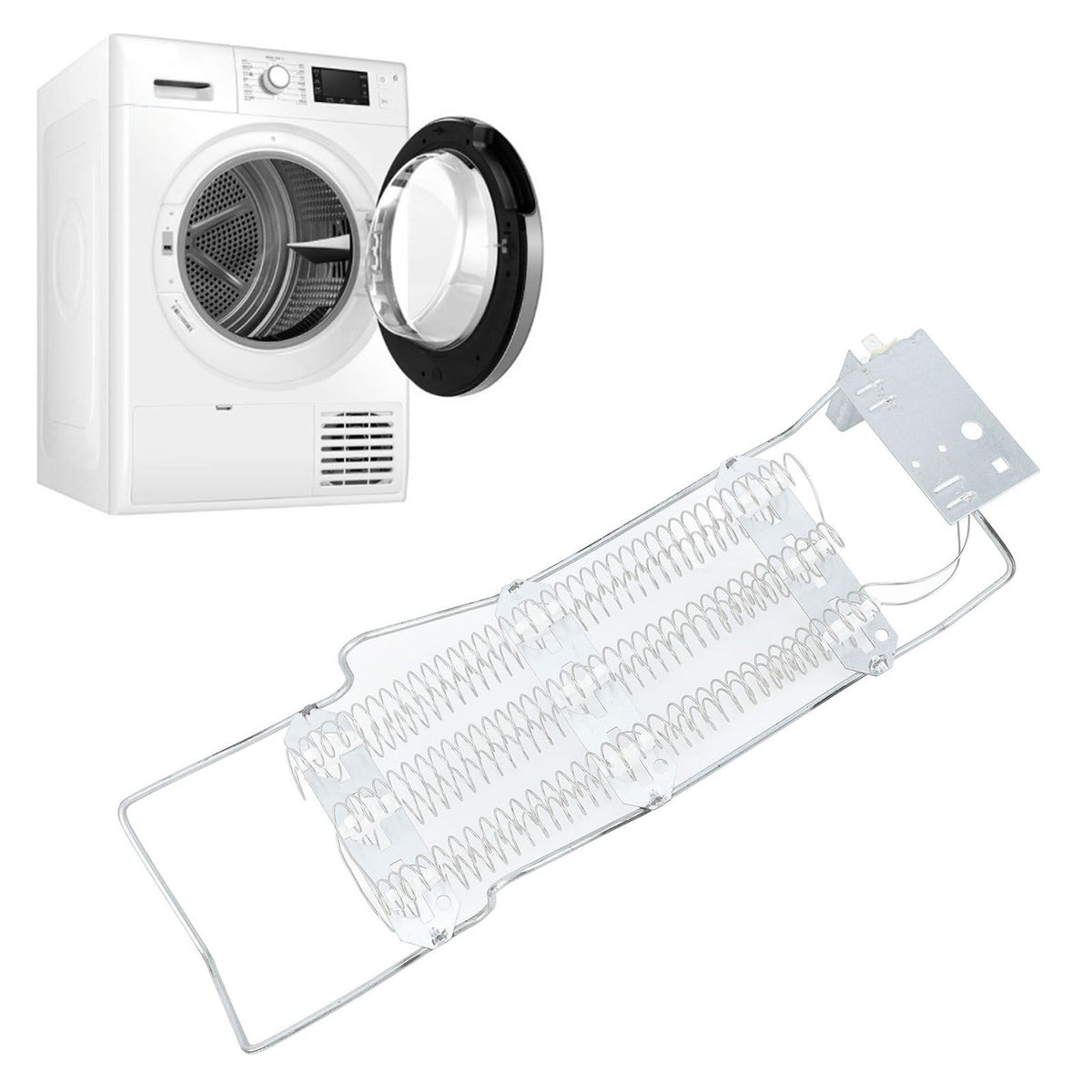 Dryer Heating Element Nickel and Chromium 4391960 Drying Machine Heat Element Replacement Part for Maytag for Amana