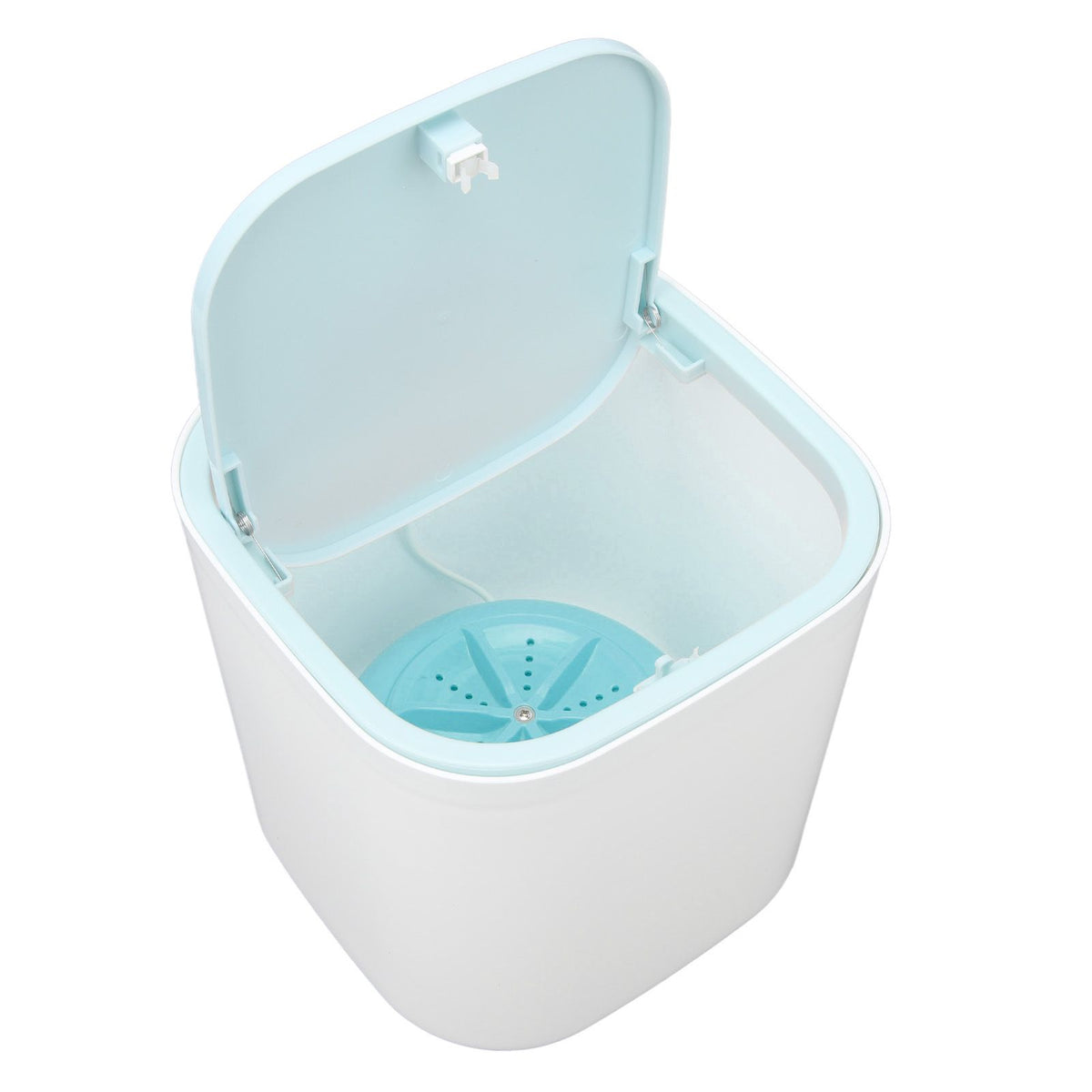 Portable Mini Washing Machine Ultrasonic USB Desktop Washer for Underwear Socks Baby Clothes Travel 3.8L 5V Blue