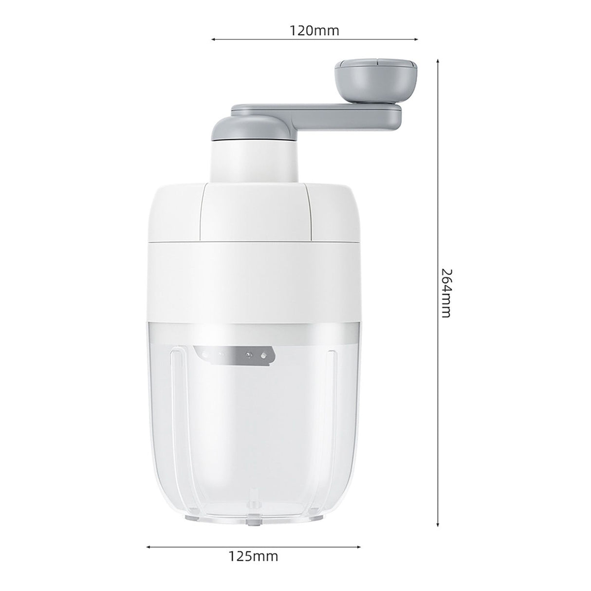 Manual Shaved Ice Snow Cone Maker Thickened Stainless Steel Blade Hand Ice Shaving Machine