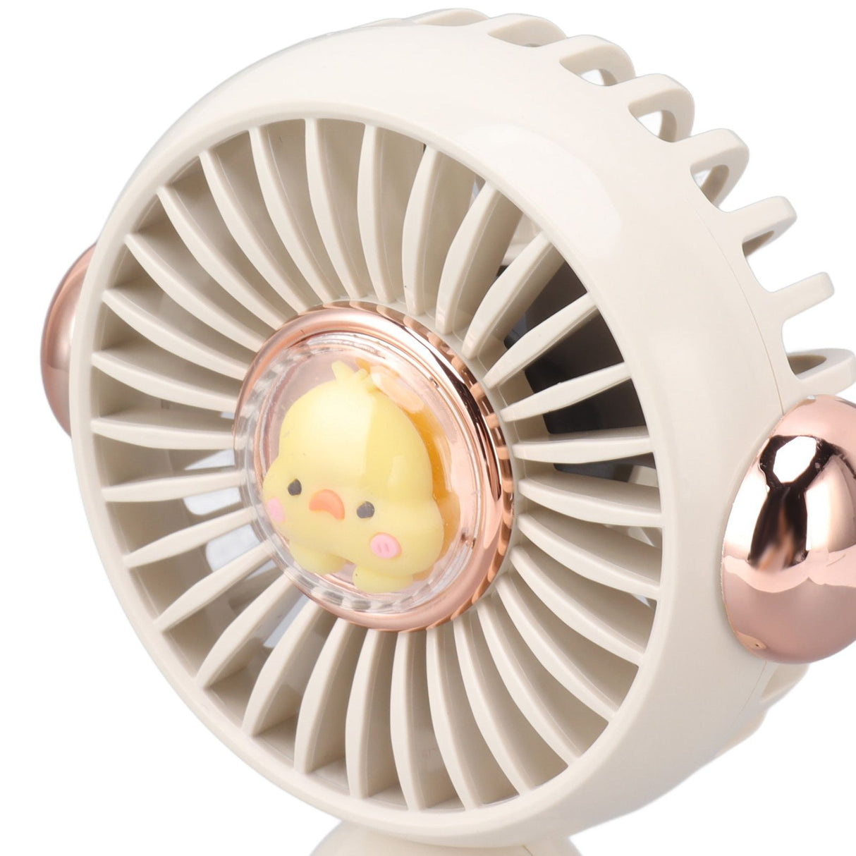 Foldable Mini Fan Cute Lightweight 900mAh Adjustable Low Noise Handheld Fan for Summer White