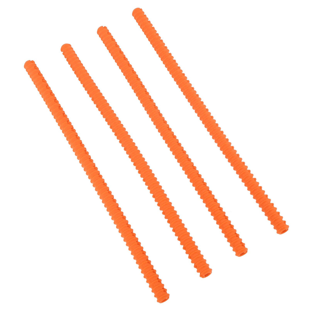 4PCS Oven Rack Protector Heat Resistant Silicone Edge Liner Cover Oven Accessories for Kitchen Restaurant Orange