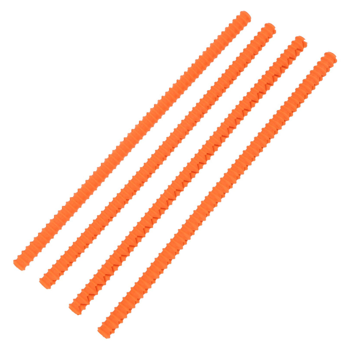 4PCS Oven Rack Protector Heat Resistant Silicone Edge Liner Cover Oven Accessories for Kitchen Restaurant Orange