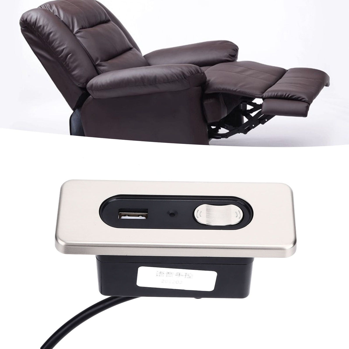 Electric Sofa Controller Manual Button Voice 5 Pins Mechanical USB Charging Sofa Controller for Home