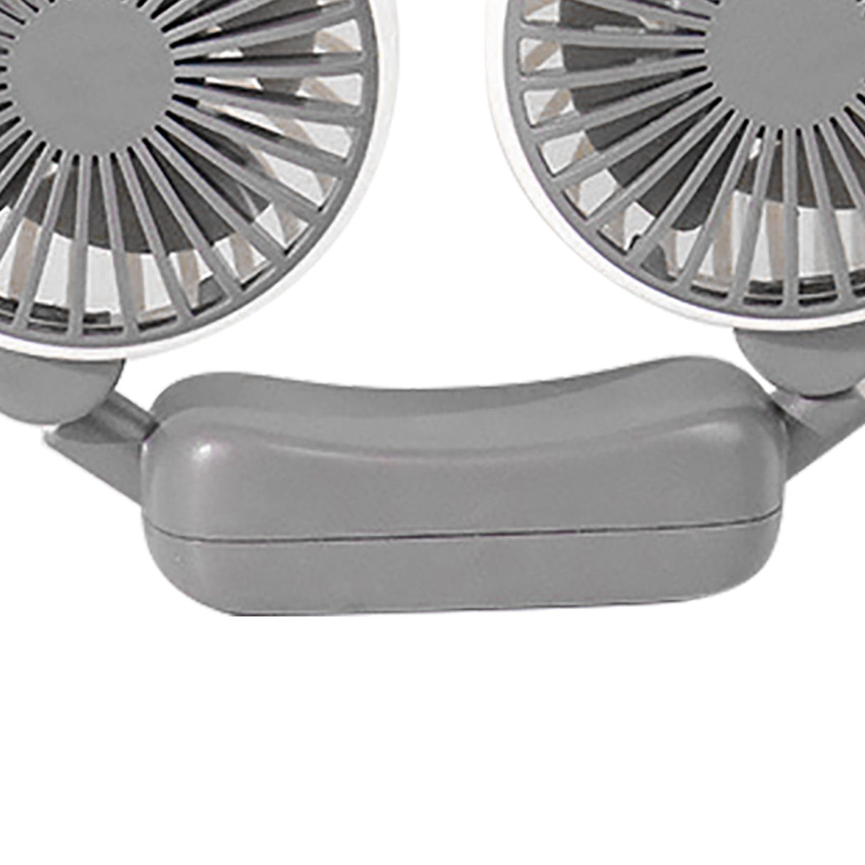 Portable Neck Fan Bendable Wearable USB Rechargeable Hand Free Mini Hanging Fan for Office Travel White