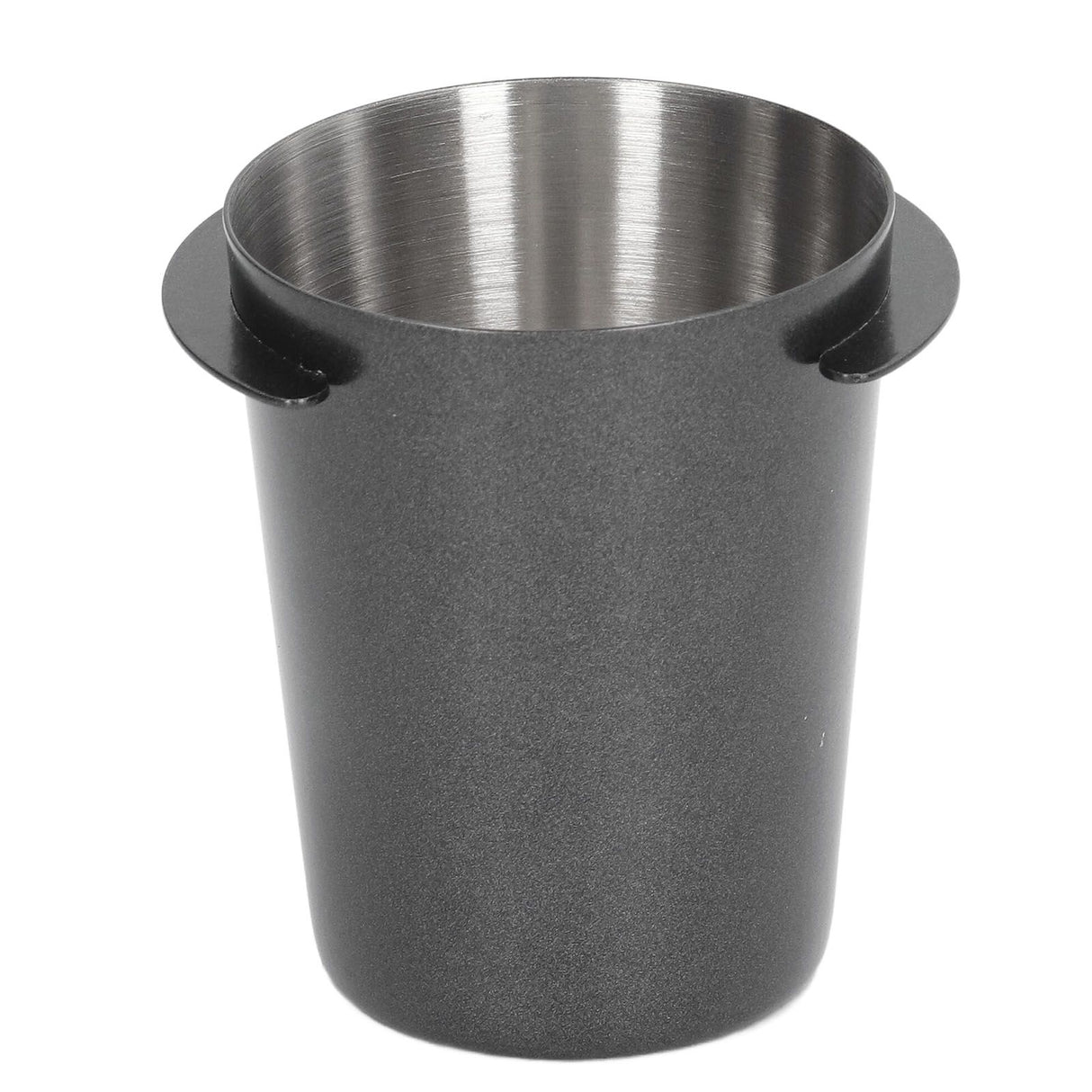 58mm Dosing Cup Stainless Steel Compatibility Polishing Coffee Dosing Cup Powder Feeder for Coffee Black