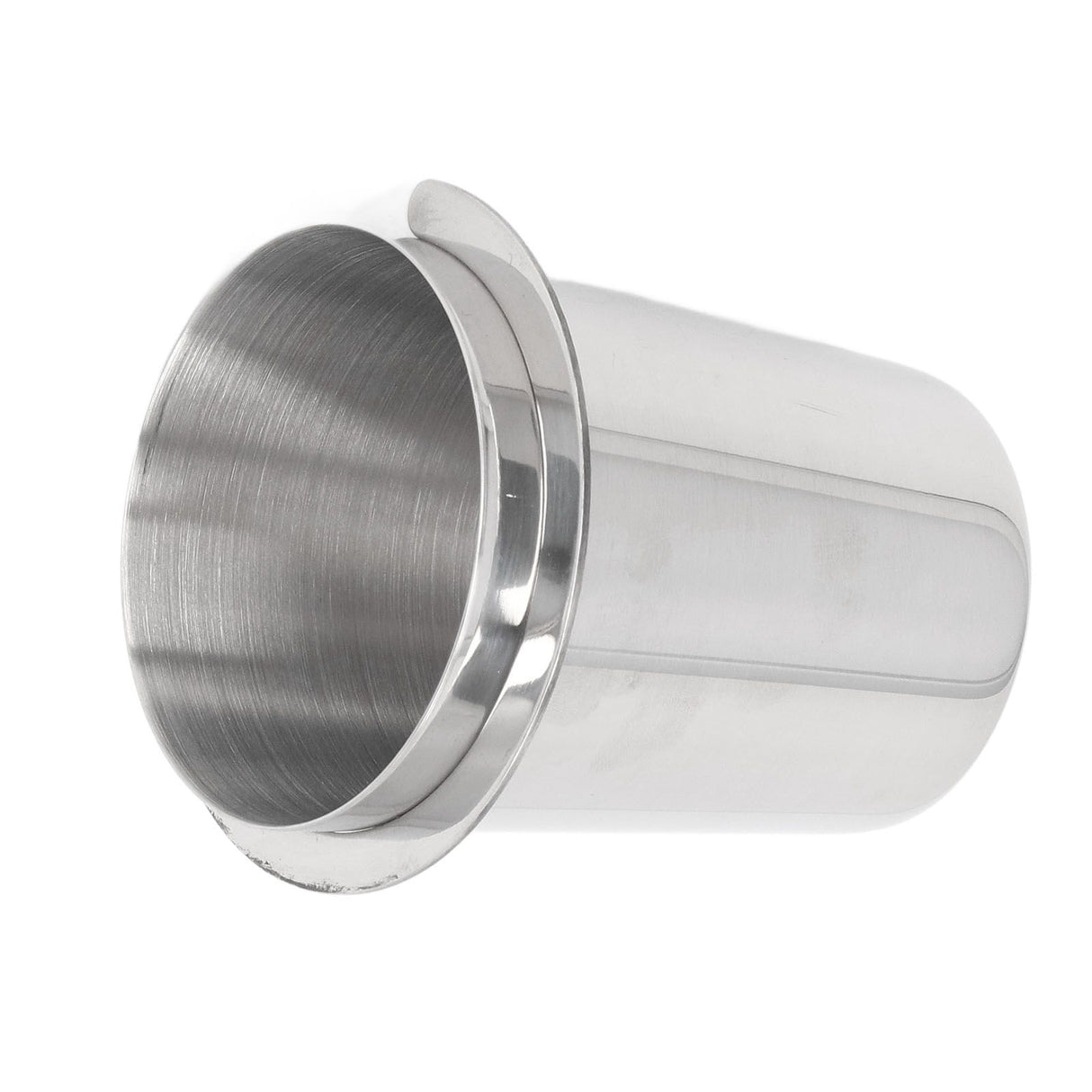 58mm Dosing Cup Stainless Steel Compatibility Polishing Coffee Dosing Cup Powder Feeder for Coffee Silver