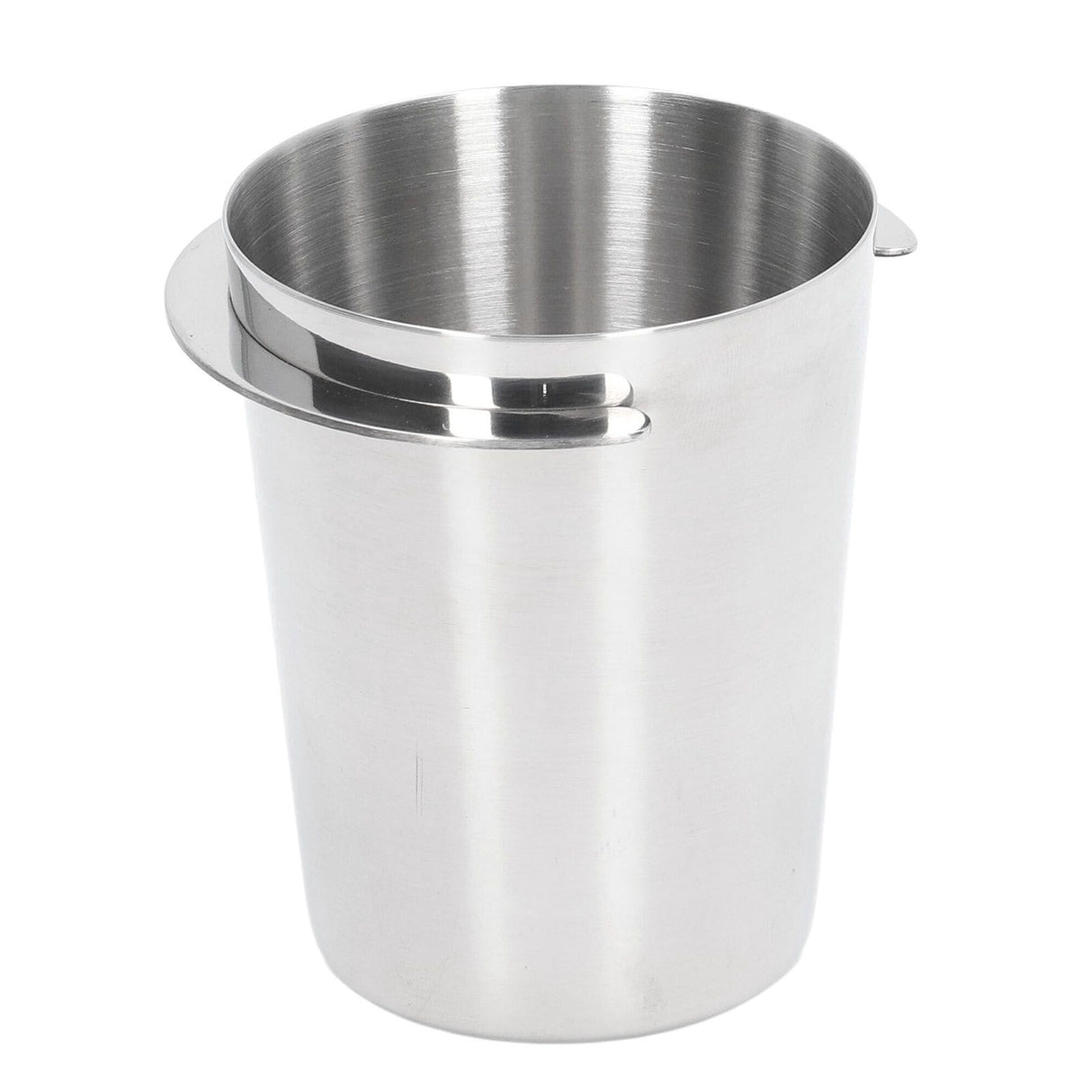 58mm Dosing Cup Stainless Steel Compatibility Polishing Coffee Dosing Cup Powder Feeder for Coffee Silver