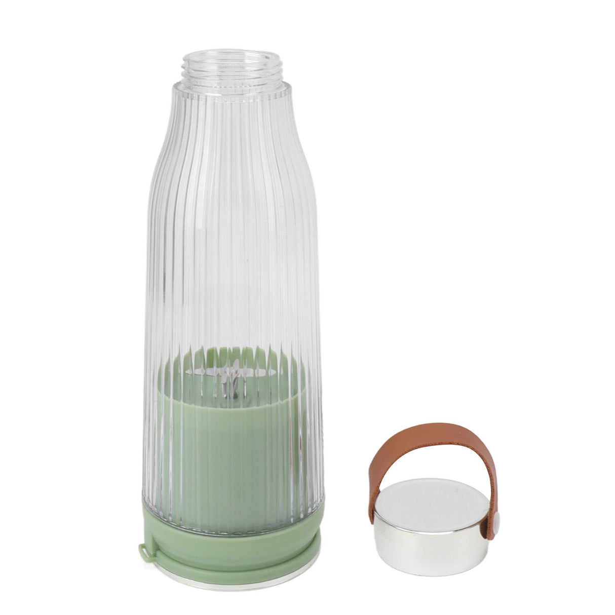 Portable Blender 380ml Stainless Steel Blade Detachable USB Charge 1300mAh Travel Blender for Kitchen Office Outdoor