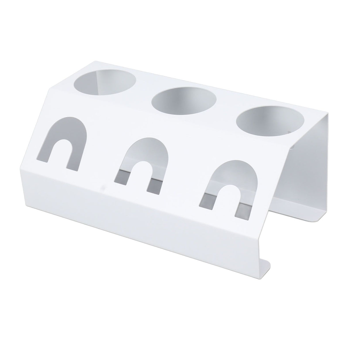 Soda Bottle Holder 3 Holes Soda Bottle Draining Stand Soda Accessories With Silicone Pad White
