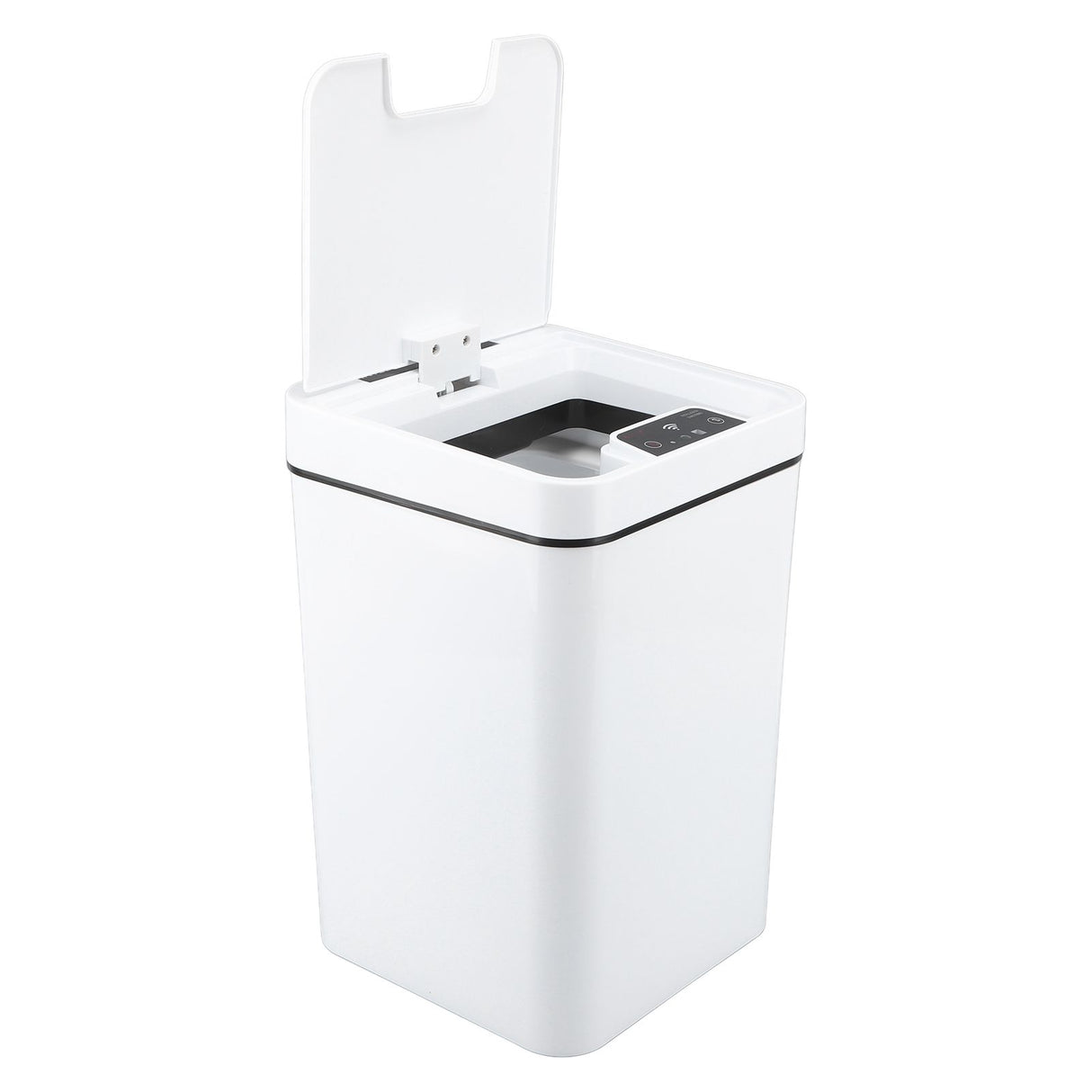 Smart Trash Can 18L PP Plastic Motion Sensor Battery Type Automatic Touchless Garbage Bin for Bathroom Hotel Office