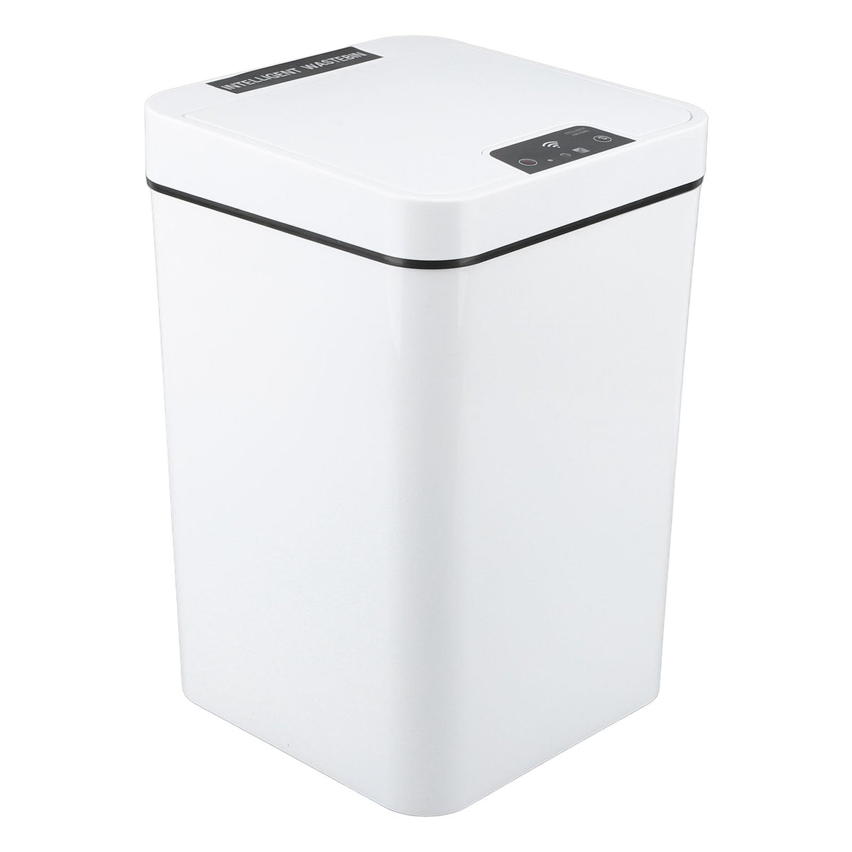 Smart Trash Can 18L PP Plastic Motion Sensor Battery Type Automatic Touchless Garbage Bin for Bathroom Hotel Office