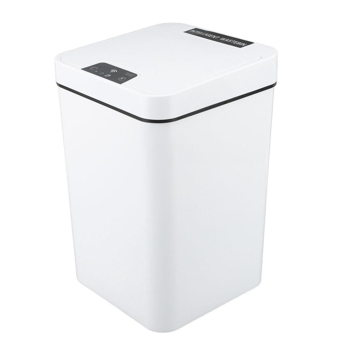 Smart Trash Can 18L PP Plastic Motion Sensor Battery Type Automatic Touchless Garbage Bin for Bathroom Hotel Office
