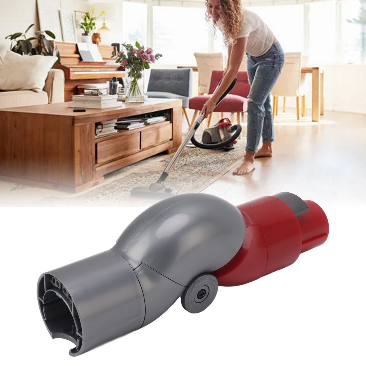 Vacuum Cleaner Bottom Adapter Quick Release Up Top Adapter Vacuum Cleaner Bottom Steering Head for V7 V8 V10 V11