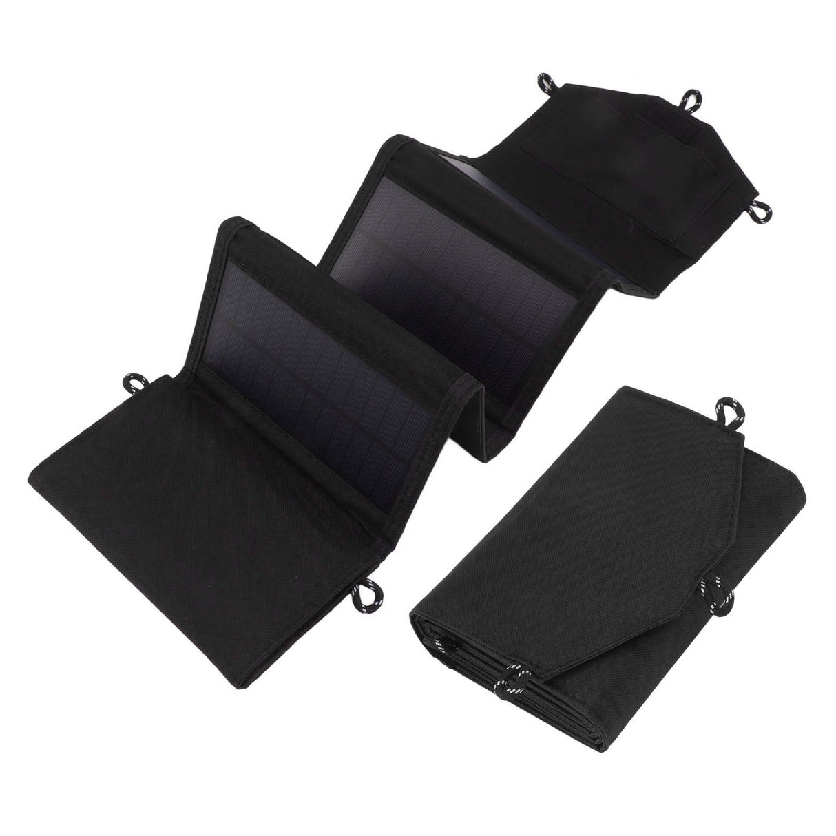 Solar Panel Folding Bag Dual USB Output Portable Foldable Solar Charger for Outdoor Camping Travel 20W 5V