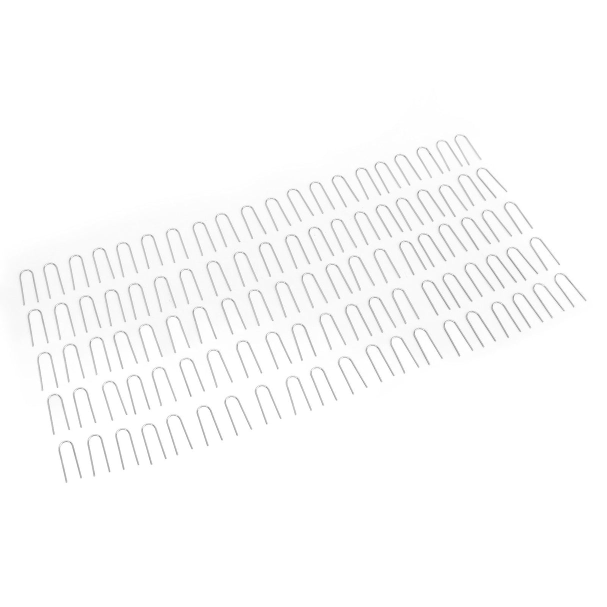 100PCS High Temperature Nichrome Jump Ring Mini U Hanger Hooks for Ceramic Ornament Jewelry Necklace Making