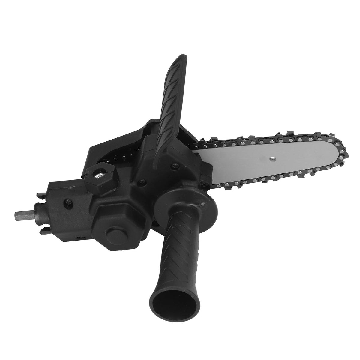 Saw Conversion Head Adapter Stainless Steel Plastic Handle Easy Assembly Electric Drill to Saw Adapter for DIY For 4in Electric Drill