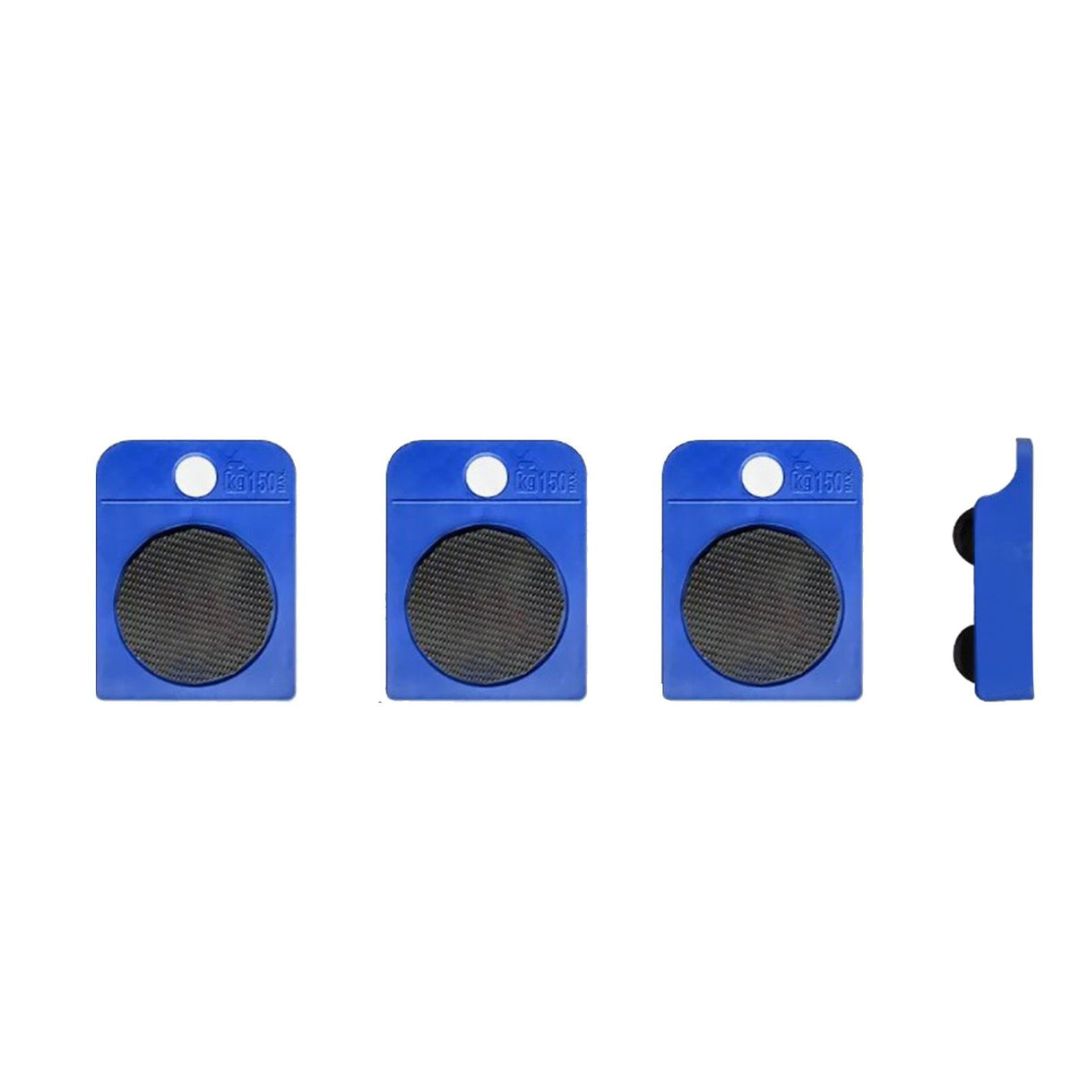 Heavy Duty Furniture Lifter Household Furniture Mover with 4 Wheel Rollers 1 Wheel Bar Blue
