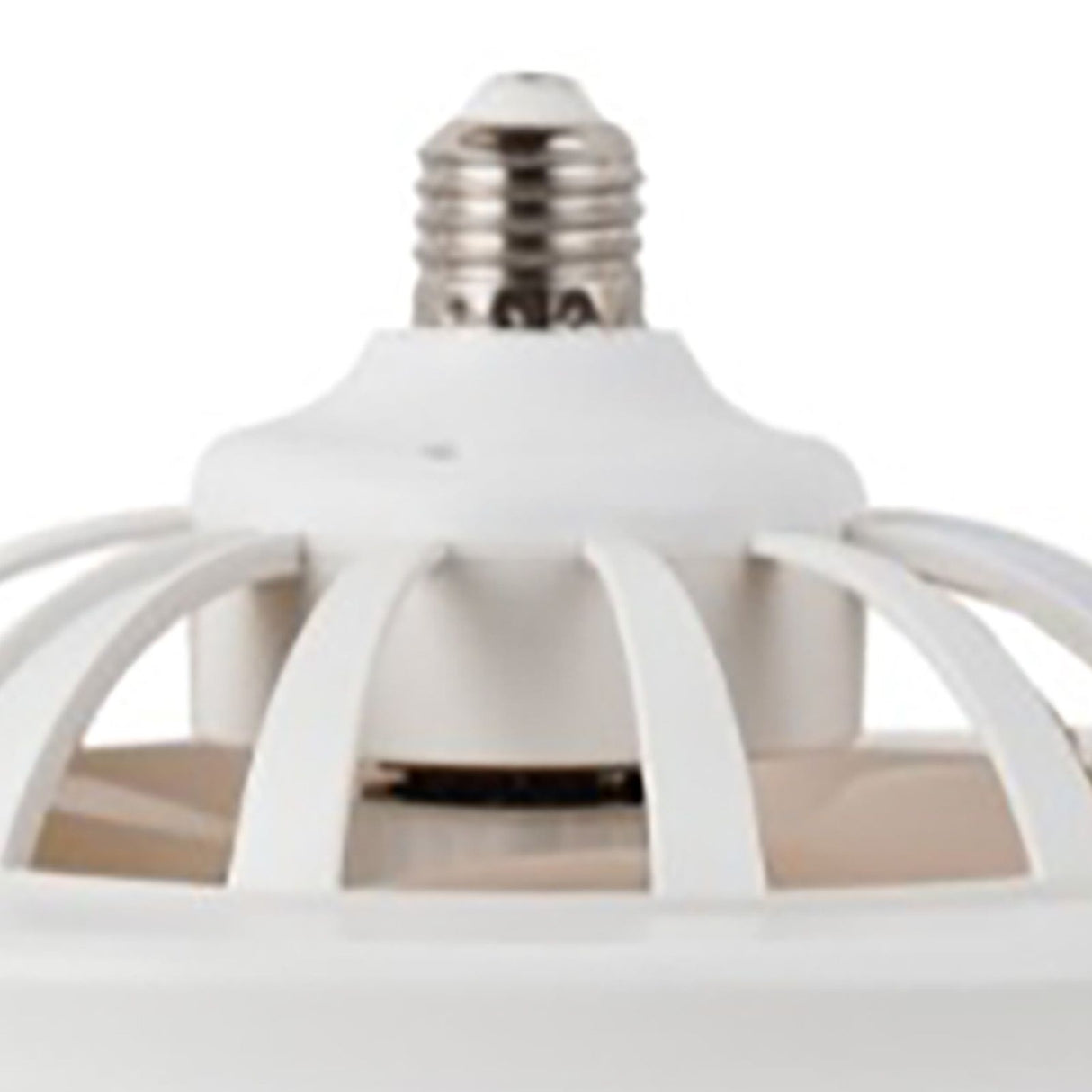 Ceiling Fan Light 30W ABS Housing 9.8in 2 in 1 White E27 LED Mini Lighting Ceiling Fan for Living Room