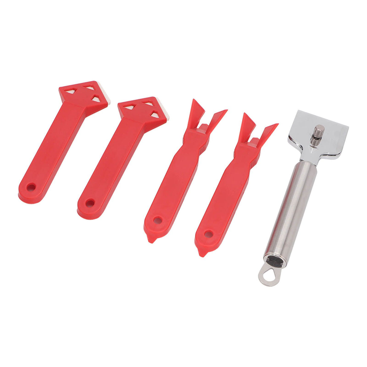 5Pcs Caulking Tool Sealant Caulk Grout Remover Scraper Set Kit for Repair Cleaning