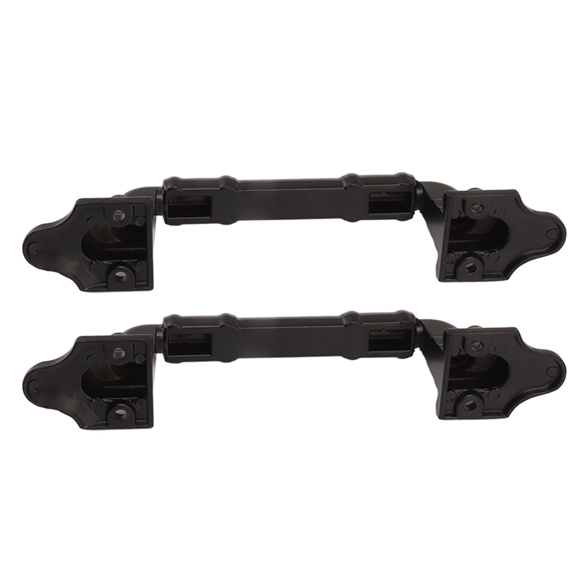 2PCS Door Handle Heavy Duty Smooth Surface Black Flexible Door Levers for Warehouse Door Sliding Door
