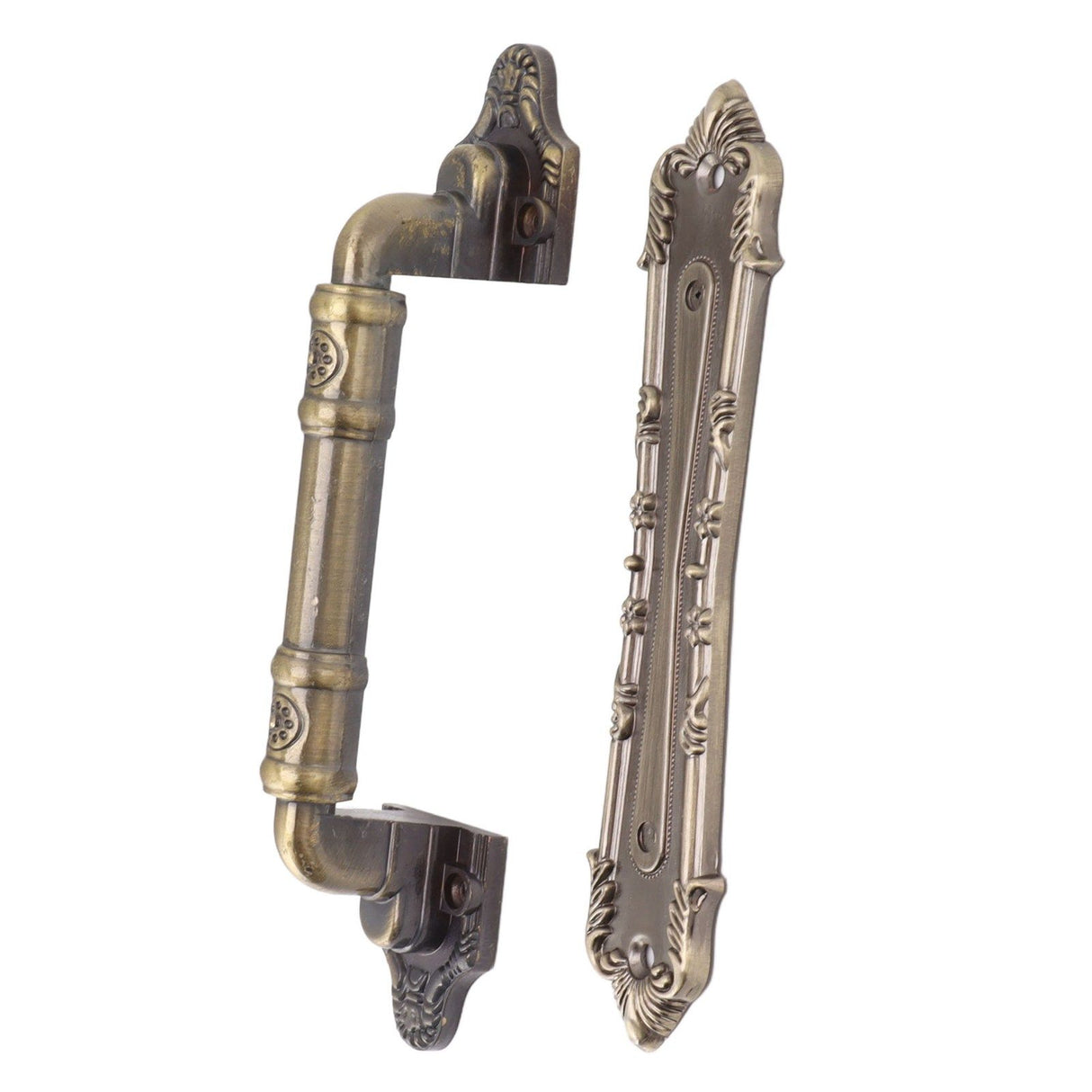 Pull Handle Bronze Exquisite Vintage Style Electroplated Gate Pull Sliding Door Handle