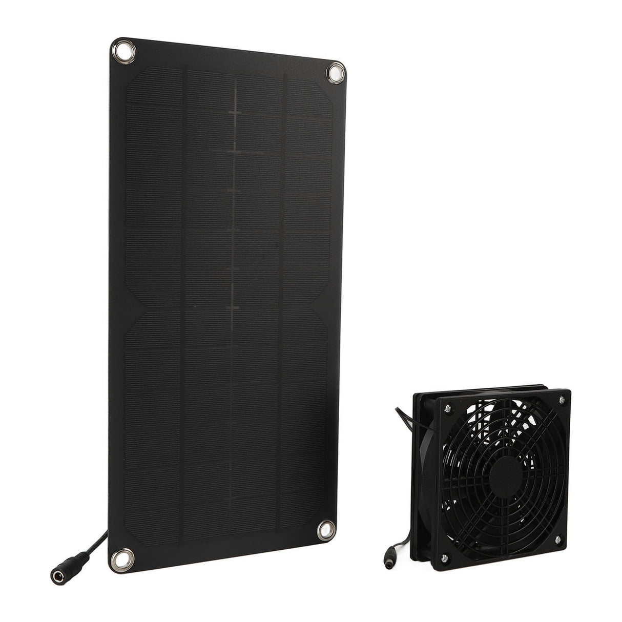 Solar Panel Fan Kit 20W Powered Mini Portable for Greenhouse Chicken Coop Pet House Window Exhaust