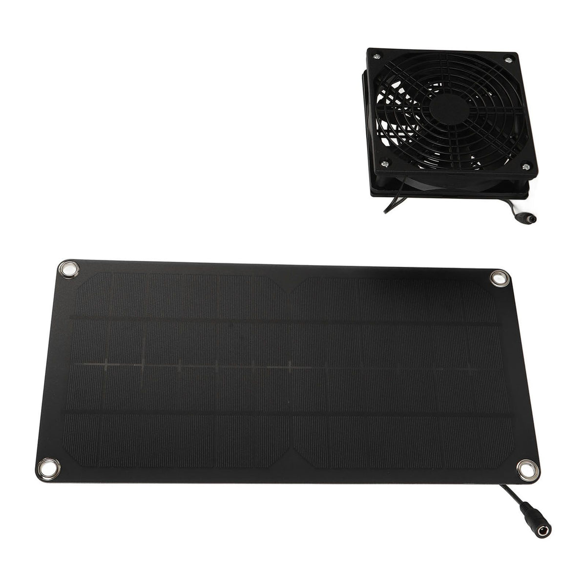 Solar Panel Fan Kit 20W Powered Mini Portable for Greenhouse Chicken Coop Pet House Window Exhaust