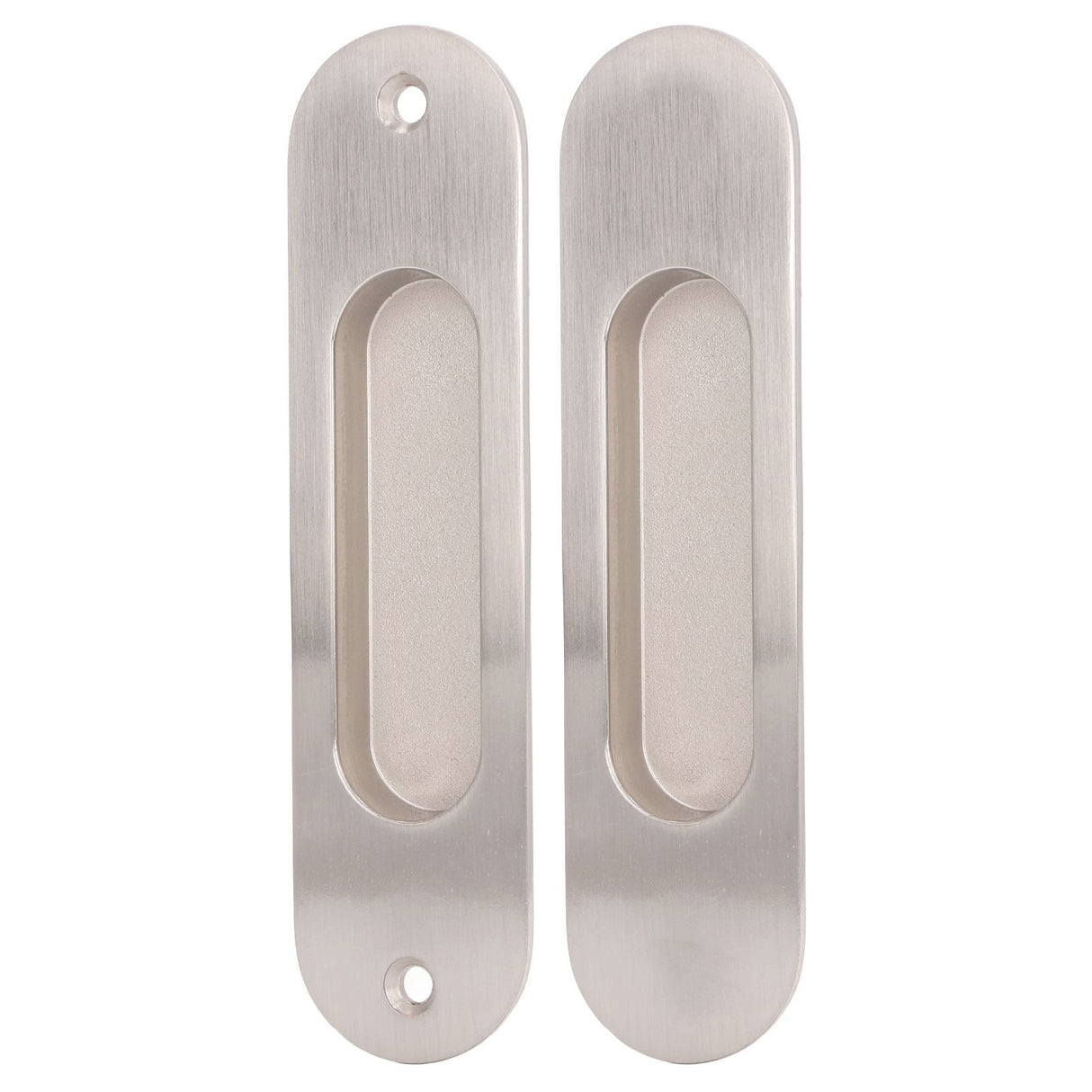 Sliding Door Handles Set Smoothing Surfaces Aluminum Alloy Closet Door Finger Flush Pull
