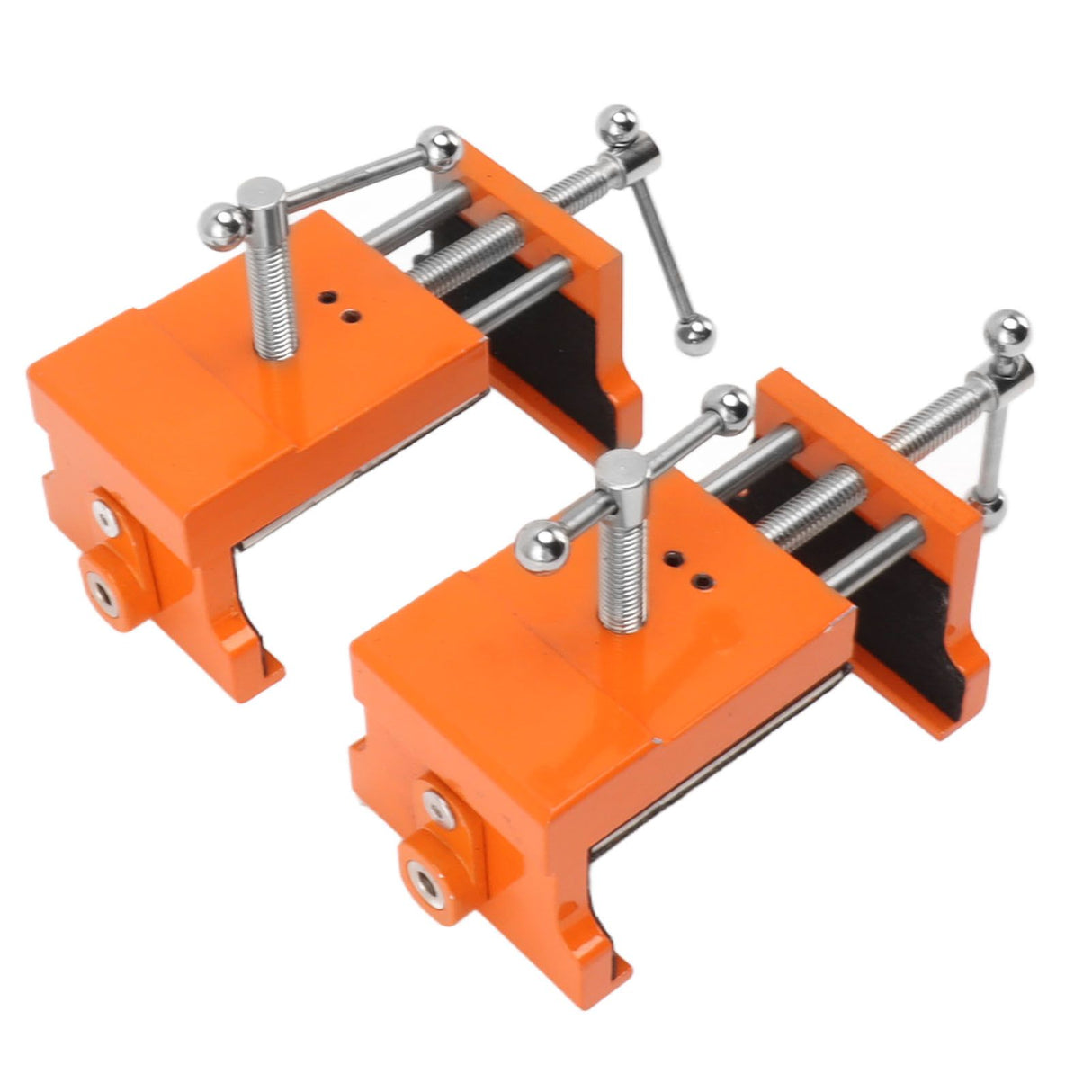 2pcs Cabinet Claw Aluminum Alloy Cabinet Claw Clamps for Installing Cabinetry Face Frame Orange