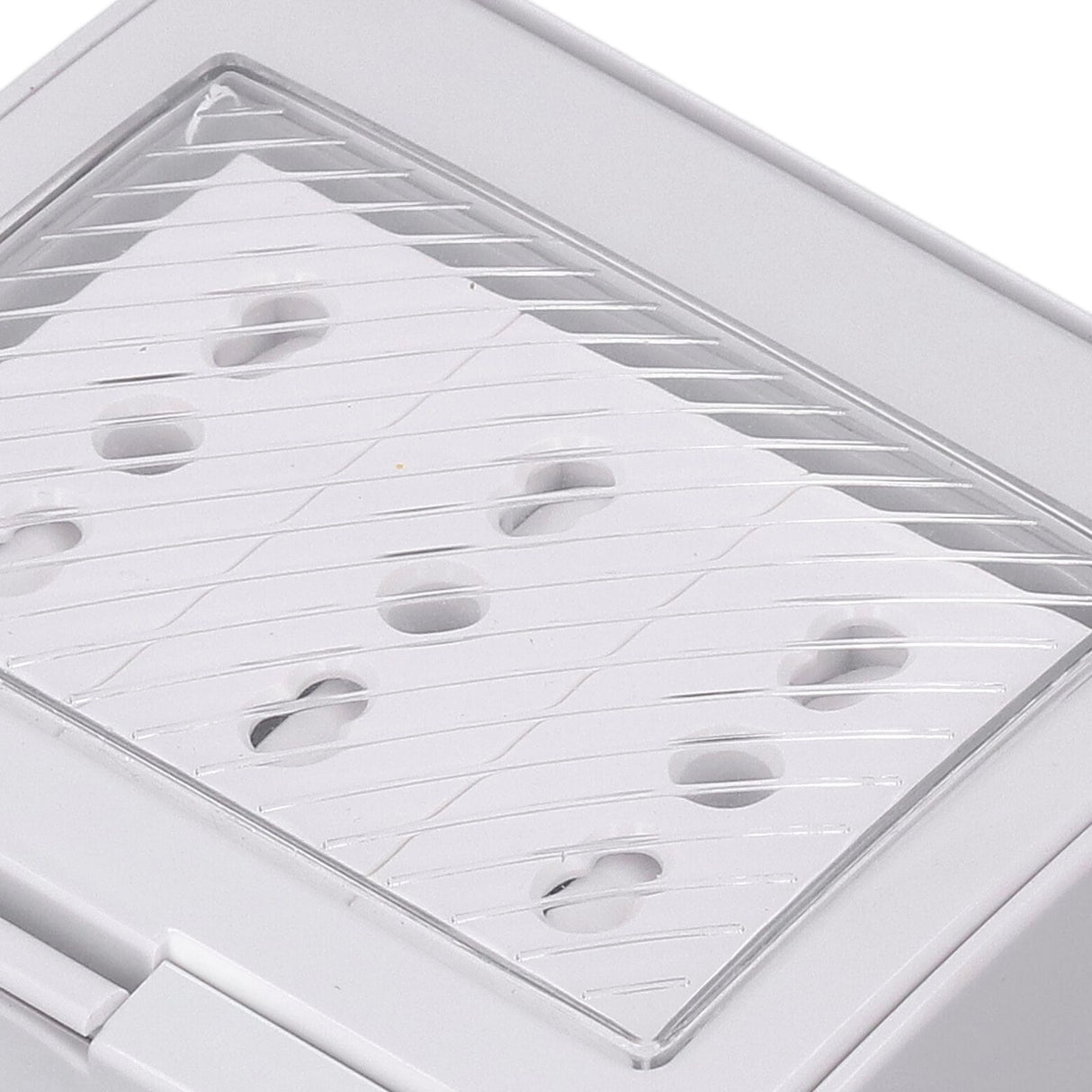Waterproof Wall Socket IP55 Dustproof Flame Retardant Housing 3 Port Wall Outlet for Outdoor Italian Plug 110‑250V