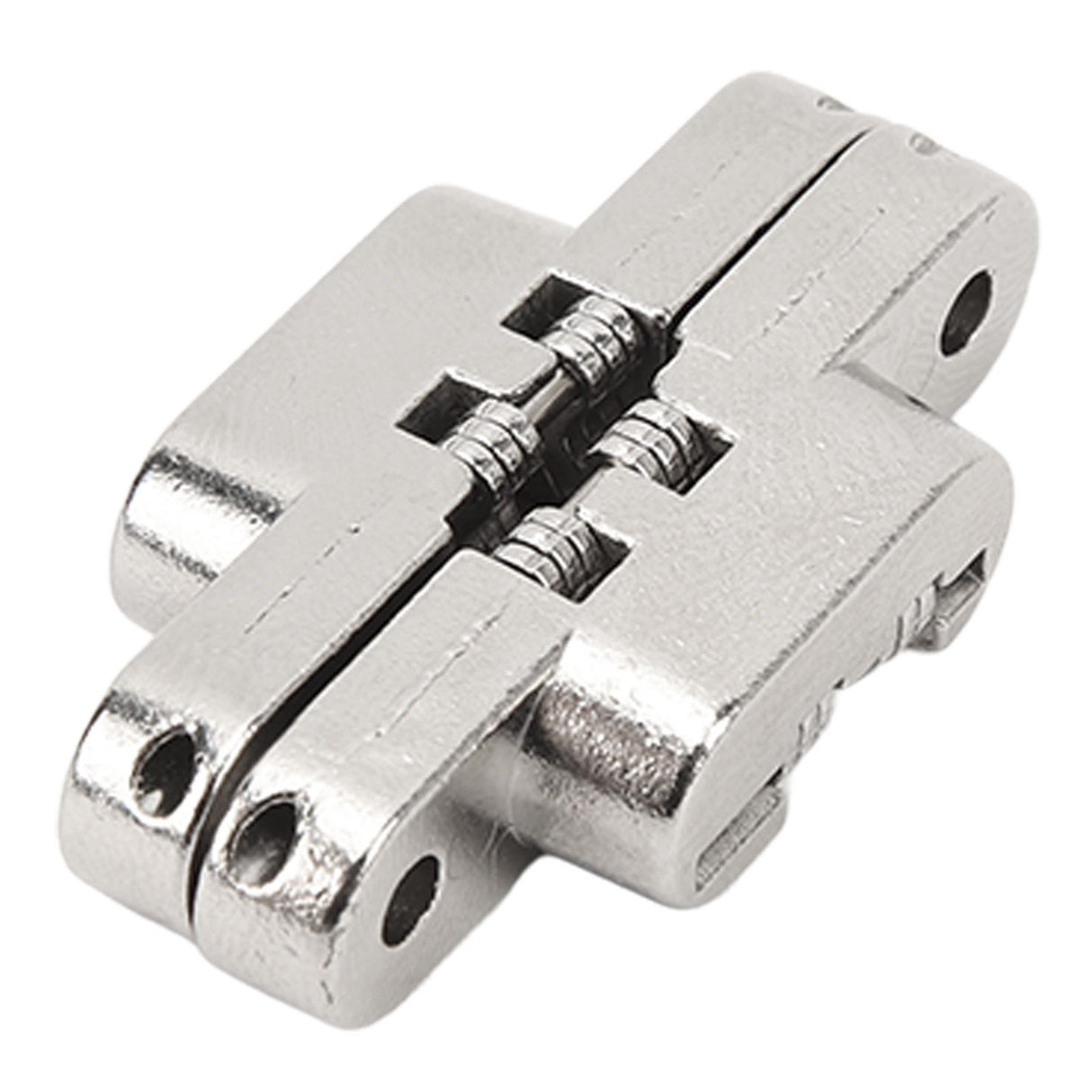 4Pcs Mini Zinc Alloy Cross Hidden Hinge 180 Degree Swing Jewelry Box Invisible Hinge