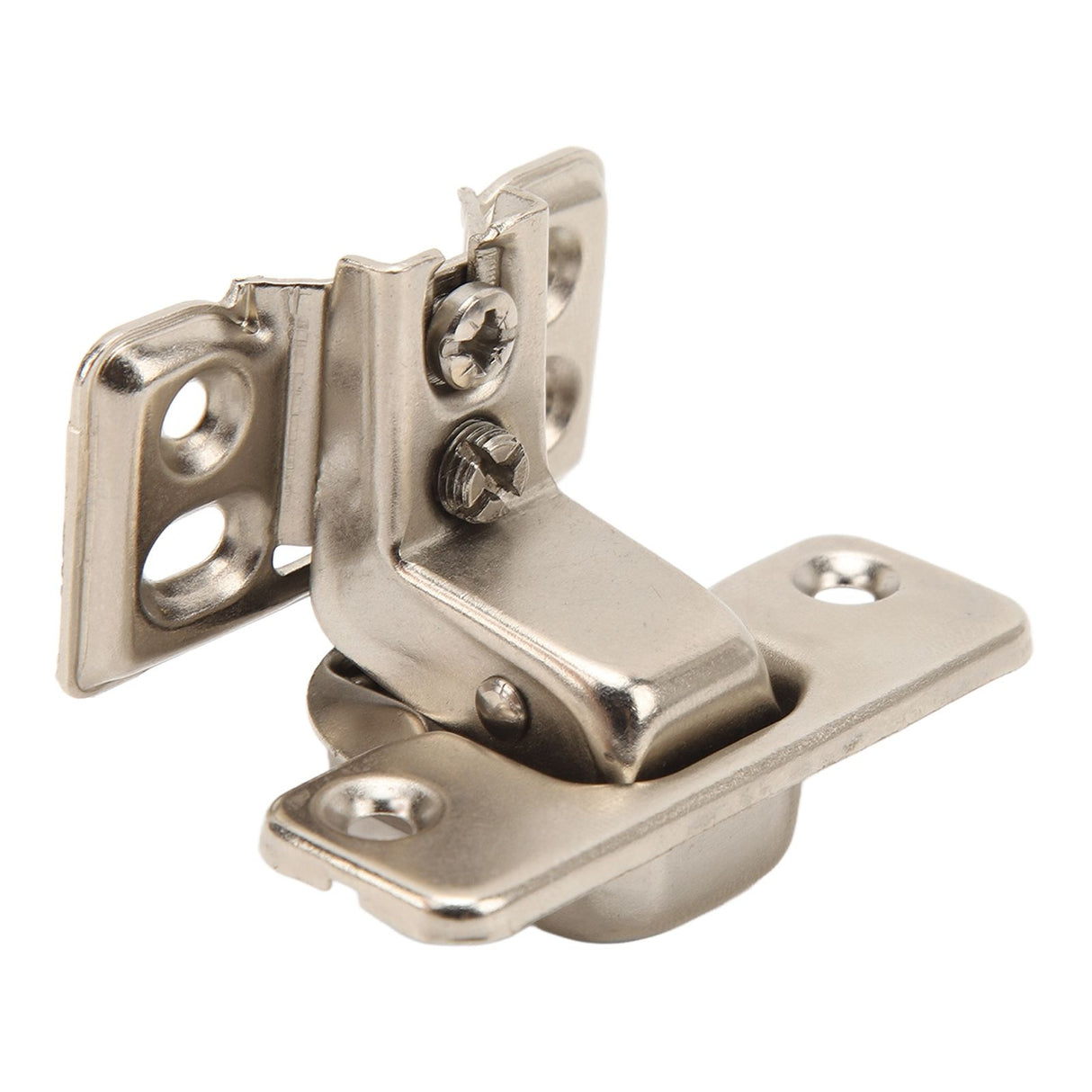 4PCS Cabinet Hinge with 4 Hole Base Cold Rolled Steel Short Arm Cupboard Hinge for Kitchen Bedroom
