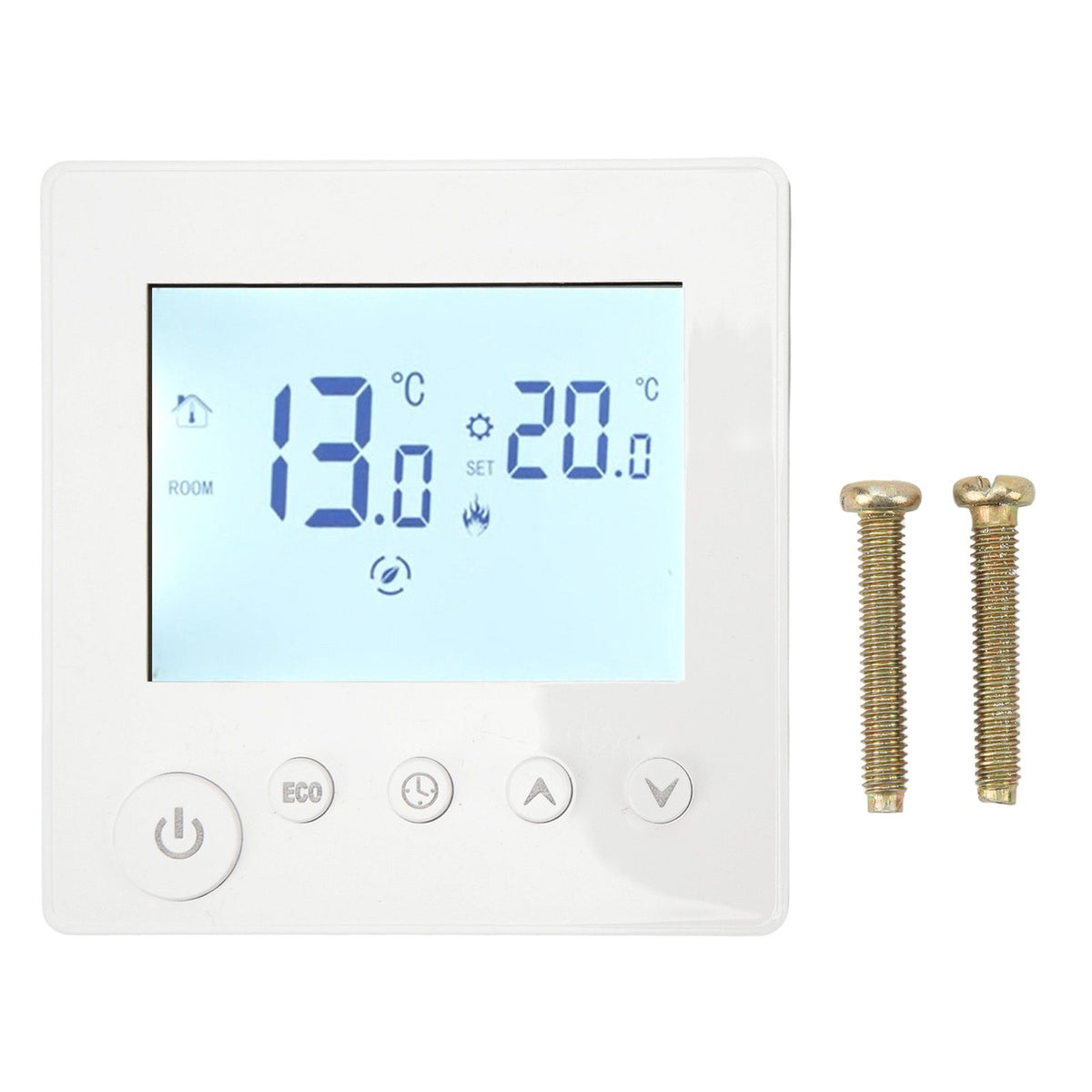 Floor Heating Thermostat Controller Programmable Control Panel LCD Display 90V‑240V for Home