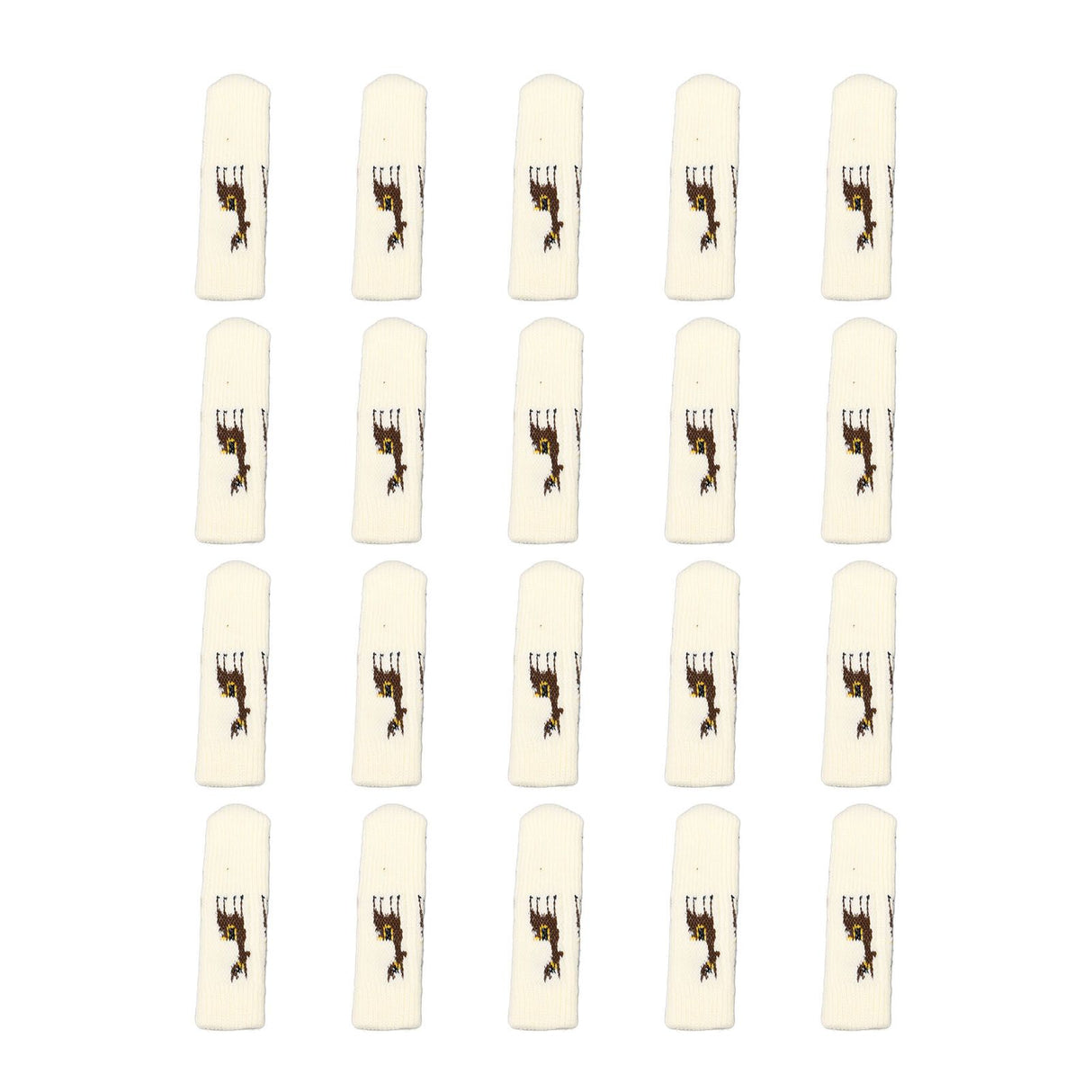 20Pcs Chair Leg Floor Protectors Furniture Socks Knitting Double Thickening Elastic Chair Leg Protectors Fits All Leg Shapes