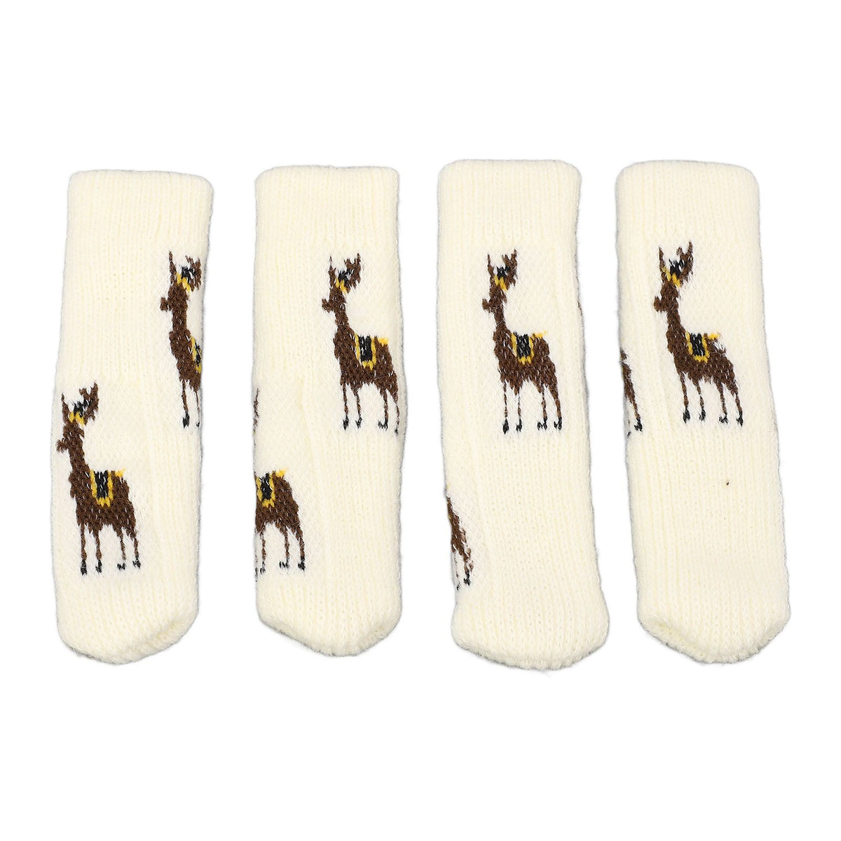 20Pcs Chair Leg Floor Protectors Furniture Socks Knitting Double Thickening Elastic Chair Leg Protectors Fits All Leg Shapes