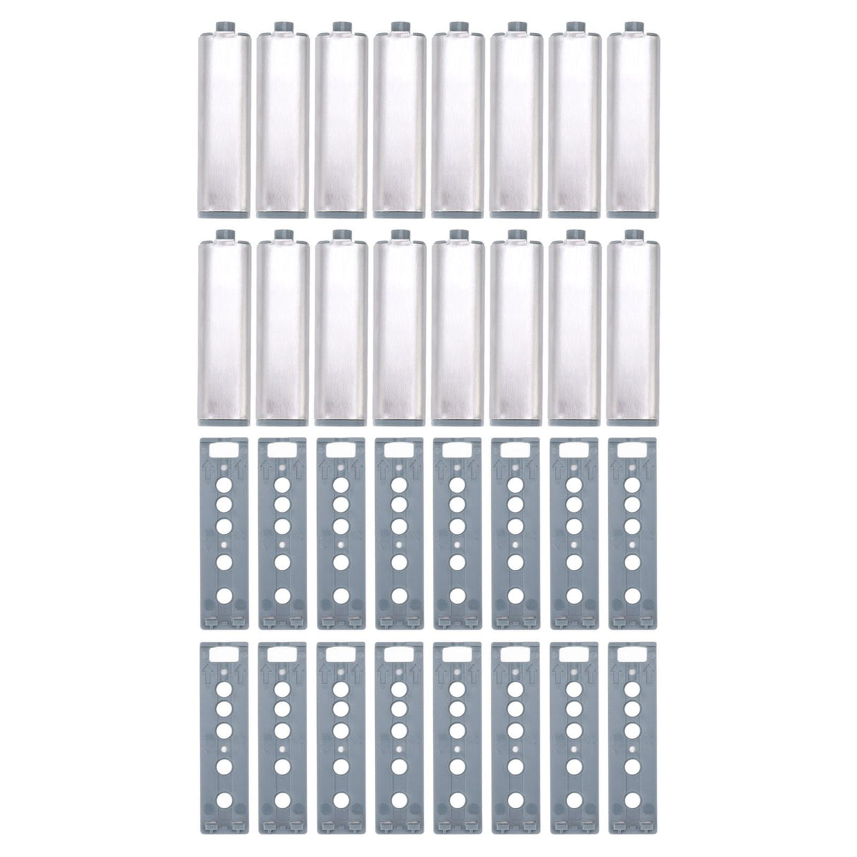 16pcs Push Open Latch Heavy Duty Stainless Steel Push Release Latch for Cabinet Closet Door Drawer