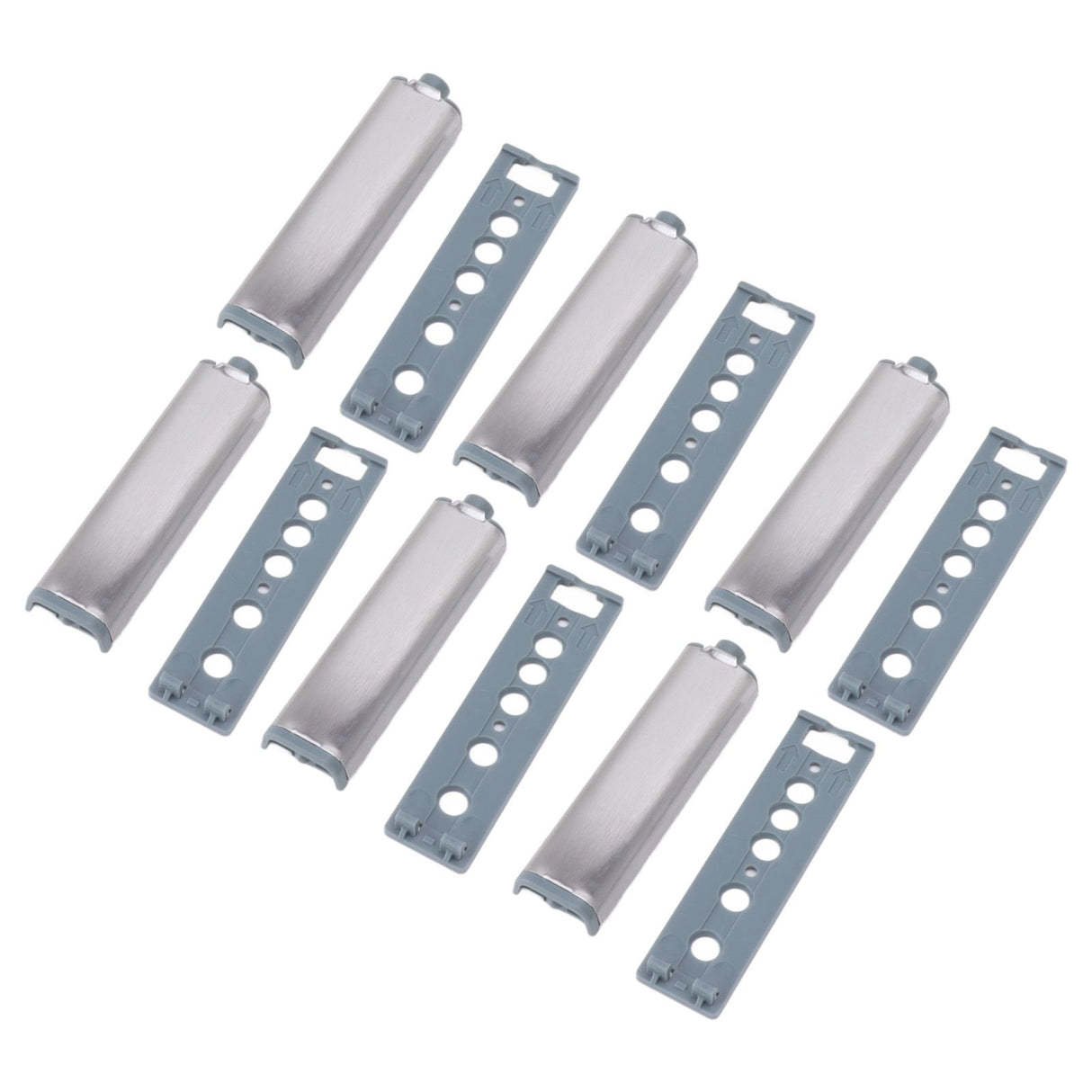 16pcs Push Open Latch Heavy Duty Stainless Steel Push Release Latch for Cabinet Closet Door Drawer