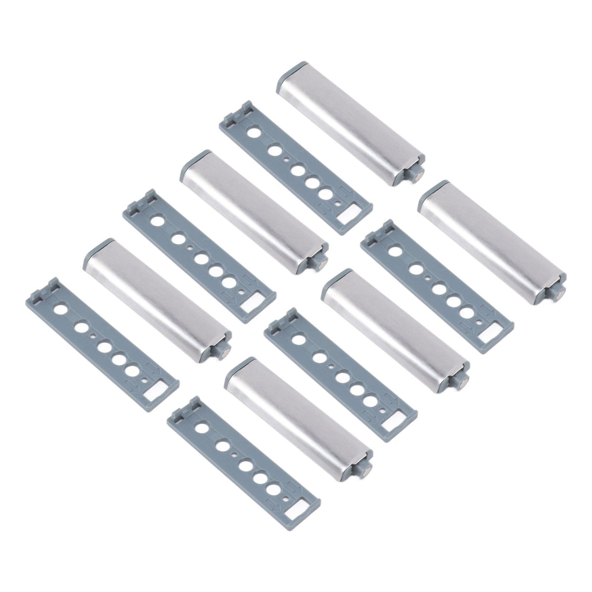 16pcs Push Open Latch Heavy Duty Stainless Steel Push Release Latch for Cabinet Closet Door Drawer