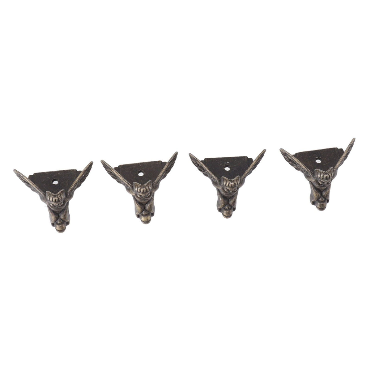 20PCS Metal Box Feet Zinc Alloy Fine Detail Jewelry Box Hardware Feet for Wooden Box Jewelry Box