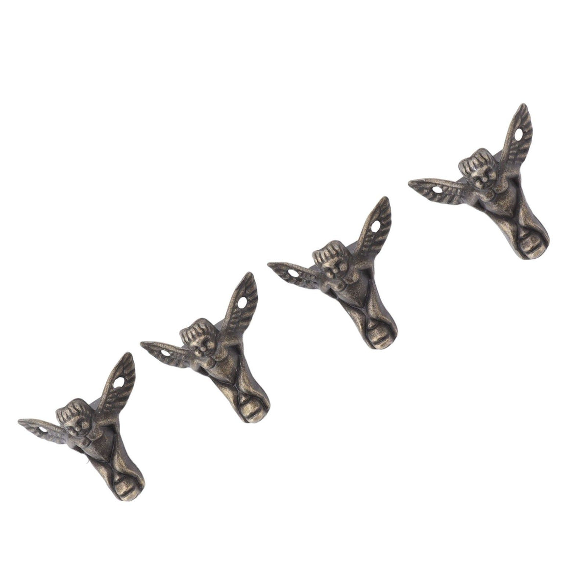 20PCS Metal Box Feet Zinc Alloy Fine Detail Jewelry Box Hardware Feet for Wooden Box Jewelry Box