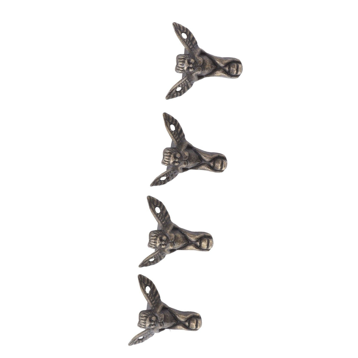 20PCS Metal Box Feet Zinc Alloy Fine Detail Jewelry Box Hardware Feet for Wooden Box Jewelry Box