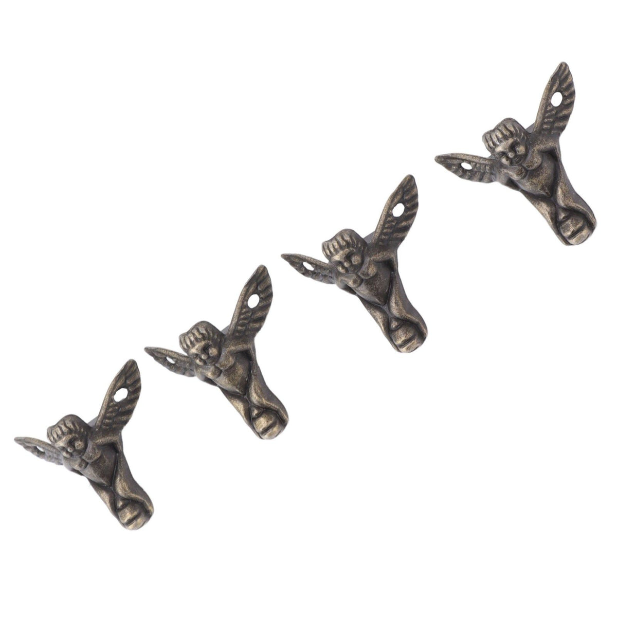 20PCS Metal Box Feet Zinc Alloy Fine Detail Jewelry Box Hardware Feet for Wooden Box Jewelry Box