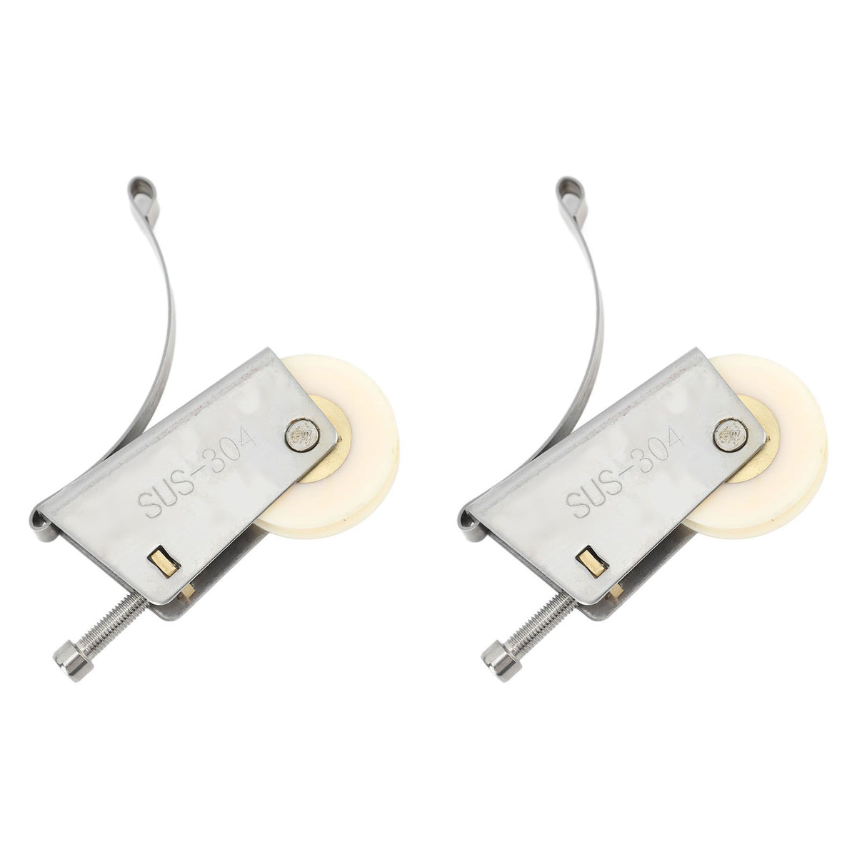2Set Cabinet Sliding Door Window Roller Pulley Stainless Steel Sliding Door Window Roller Pulley Including Upper Wheel Waterproof Copper Core Concave Wheel
