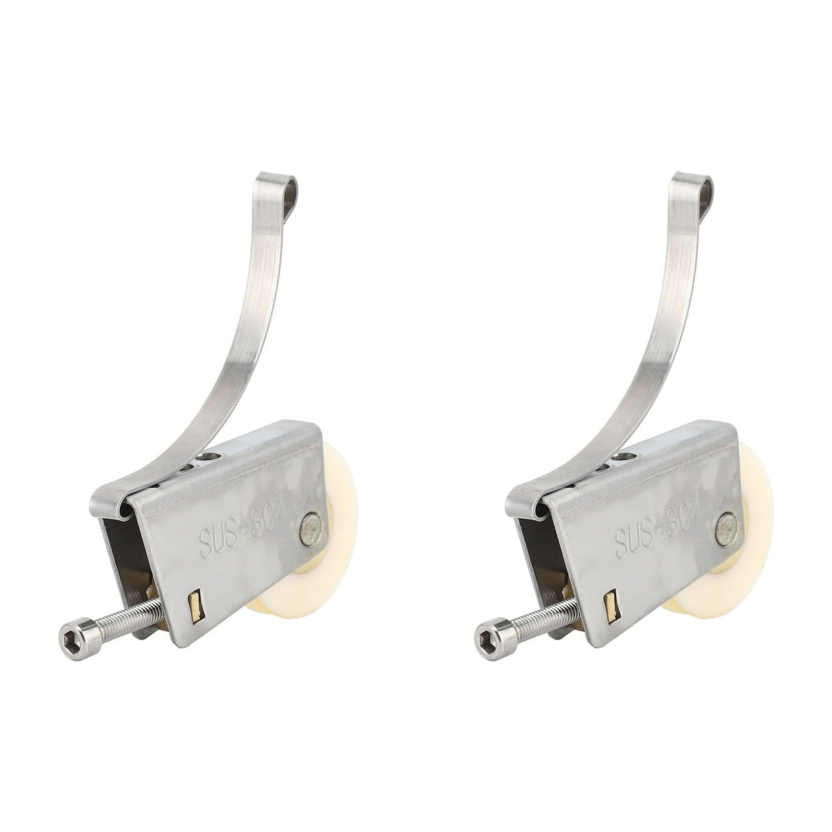 2Set Cabinet Sliding Door Window Roller Pulley Stainless Steel Sliding Door Window Roller Pulley Including Upper Wheel Waterproof Copper Core Concave Wheel
