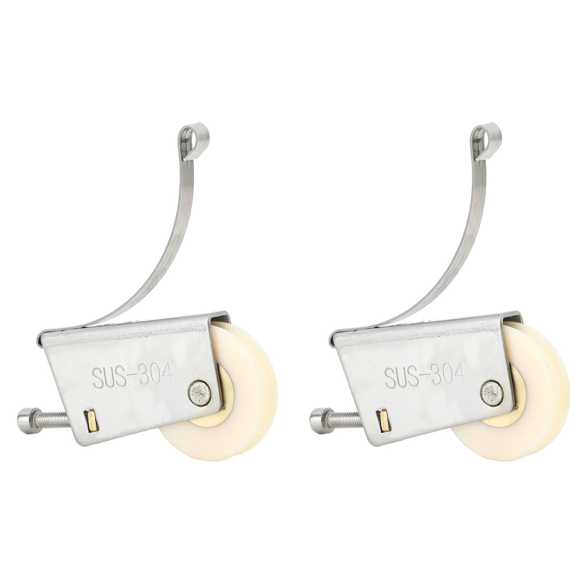 2Set Cabinet Sliding Door Window Roller Pulley Stainless Steel Sliding Door Window Roller Pulley Including Upper Wheel Waterproof Copper Core Concave Wheel